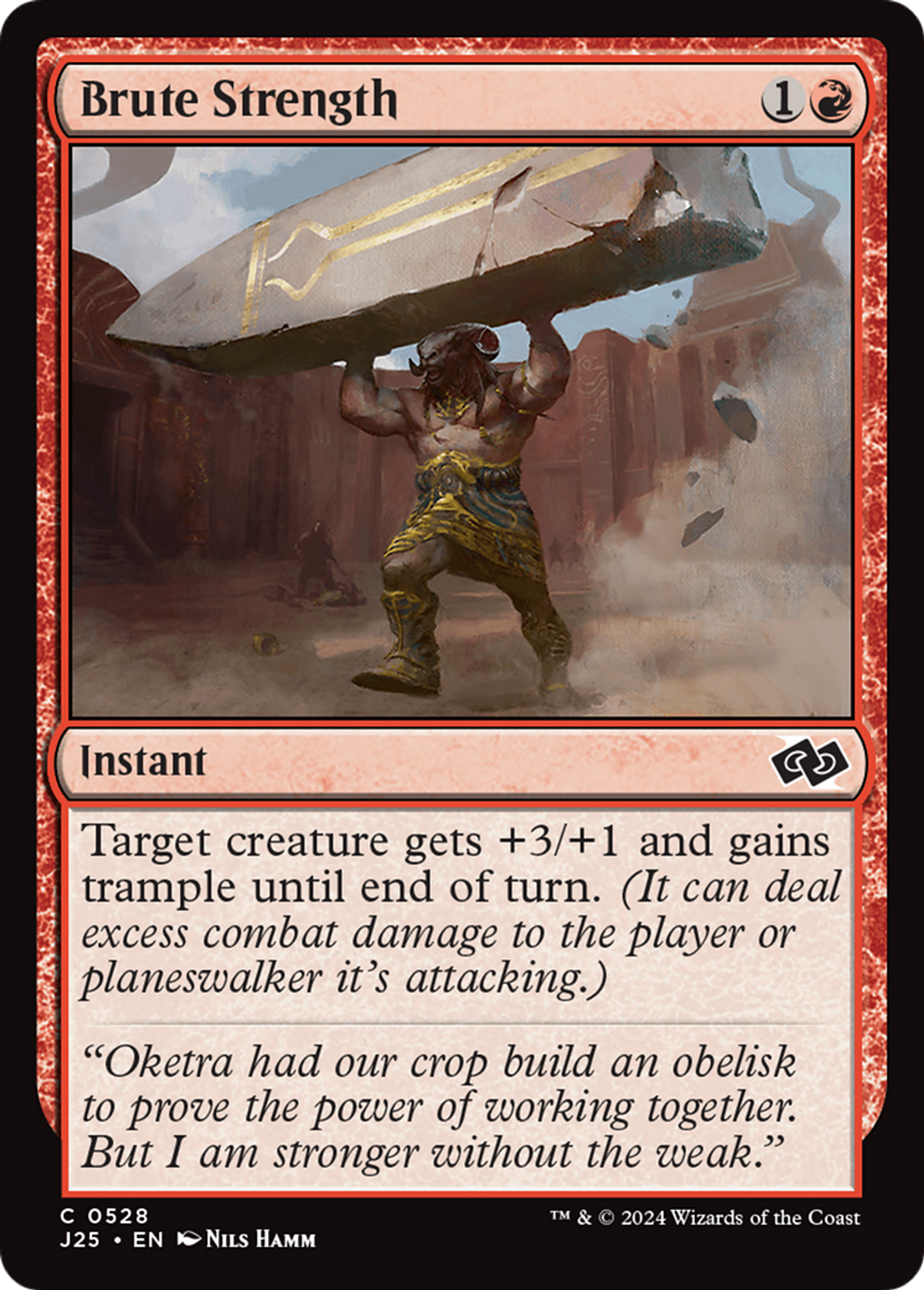 Brute Strength — Foundations Jumpstart — Magic: The Gathering