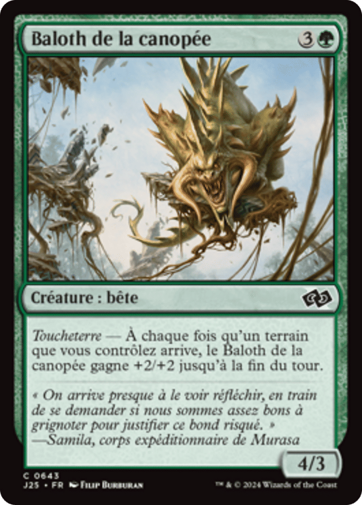 Baloth de la canopée — Foundations Jumpstart — Magic: The Gathering