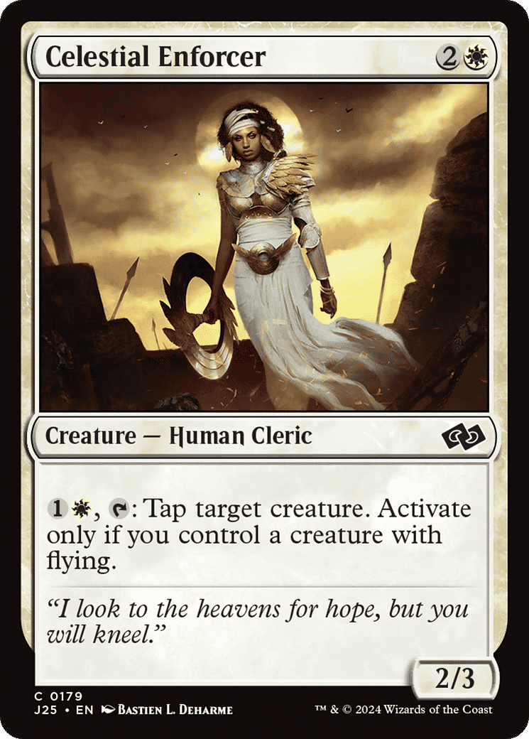 Celestial Enforcer — Foundations Jumpstart — Magic: The Gathering