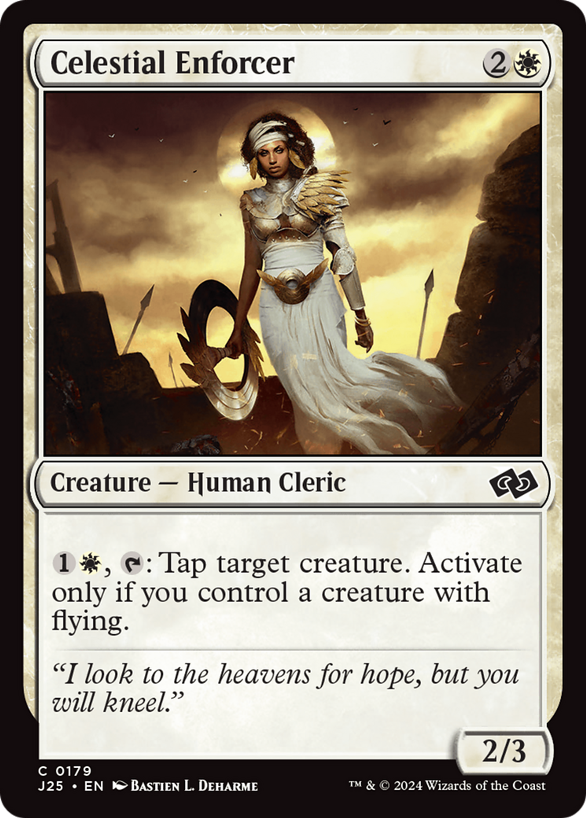 Celestial Enforcer — Foundations Jumpstart — Magic: The Gathering