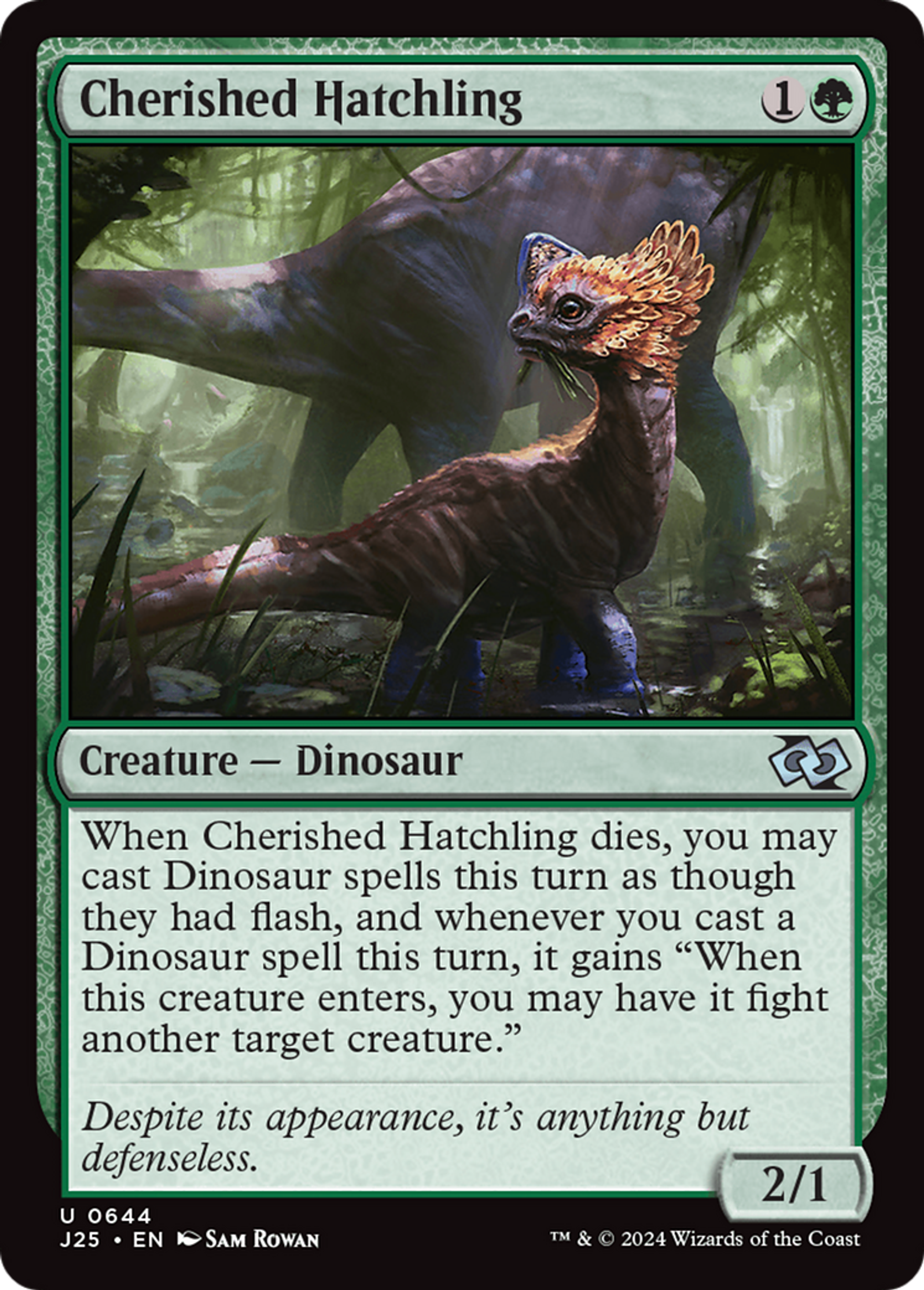 Cherished Hatchling — Foundations Jumpstart — Magic: The Gathering