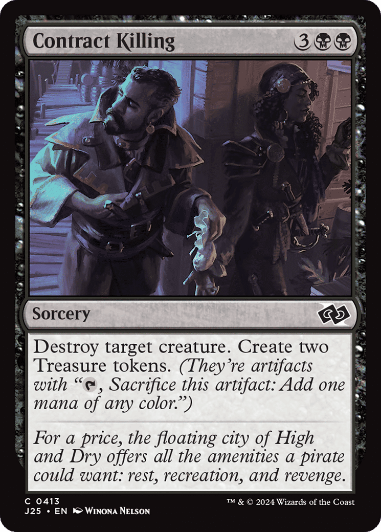 Contract Killing — Foundations Jumpstart — Magic: The Gathering