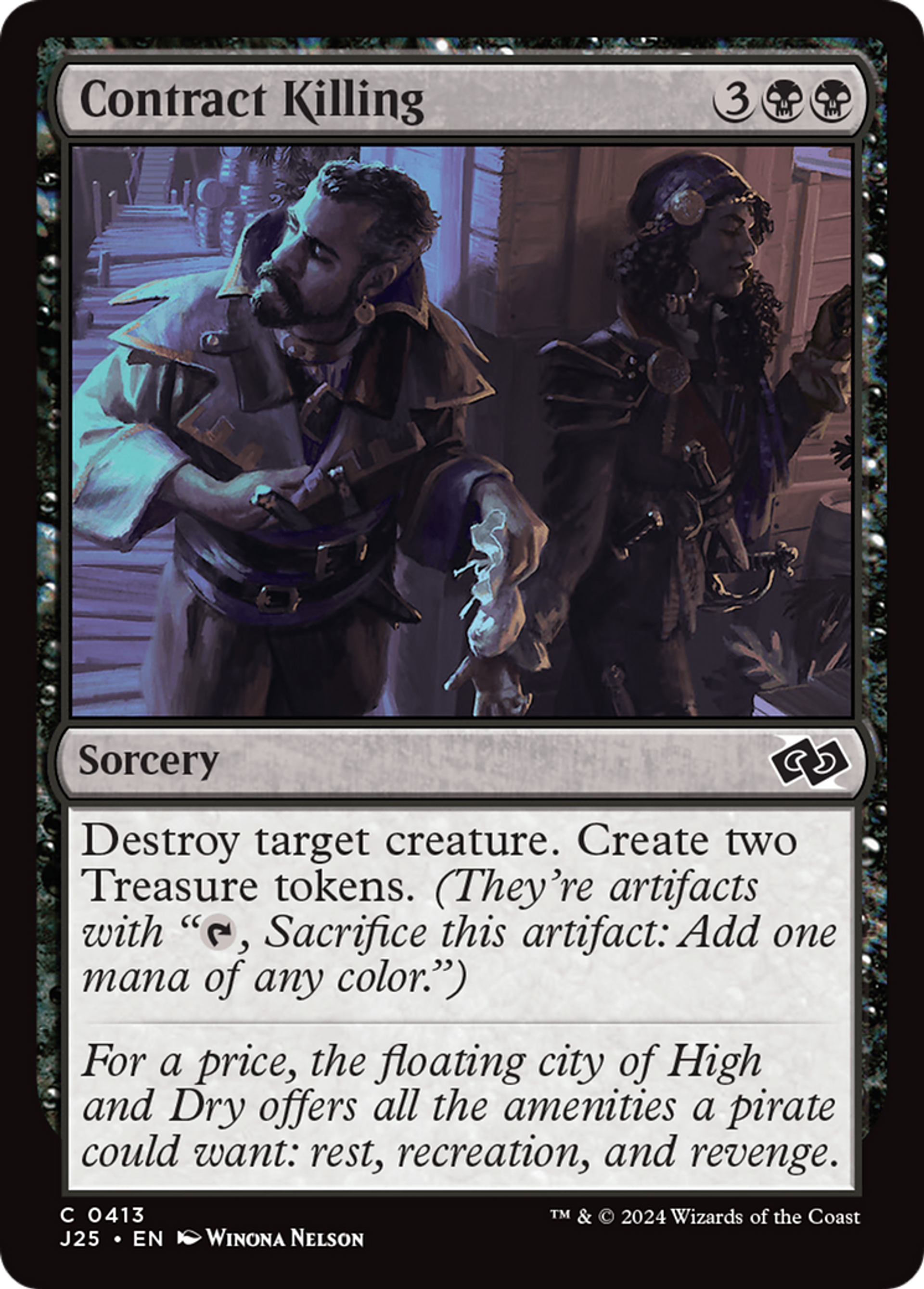 Contract Killing — Foundations Jumpstart — Magic: The Gathering