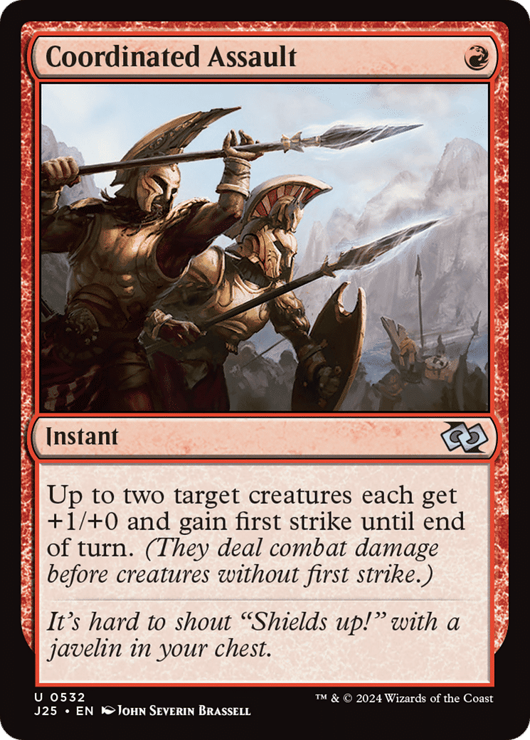 Coordinated Assault — Foundations Jumpstart — Magic: The Gathering