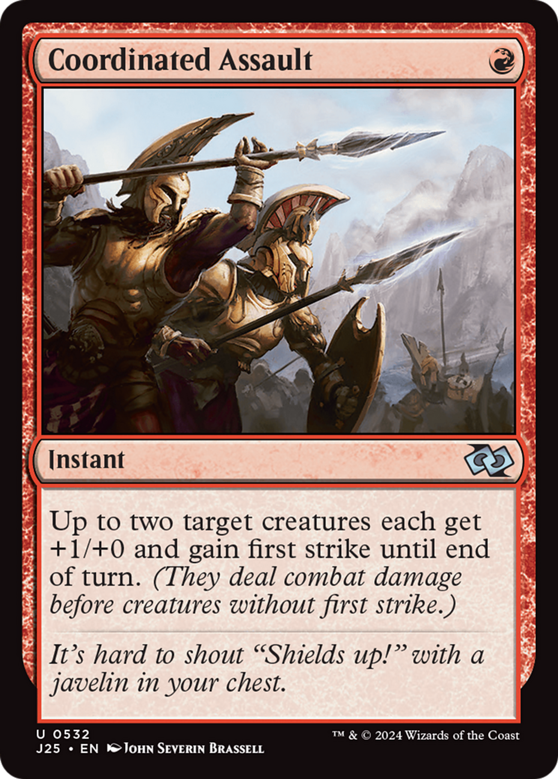 Coordinated Assault — Foundations Jumpstart — Magic: The Gathering