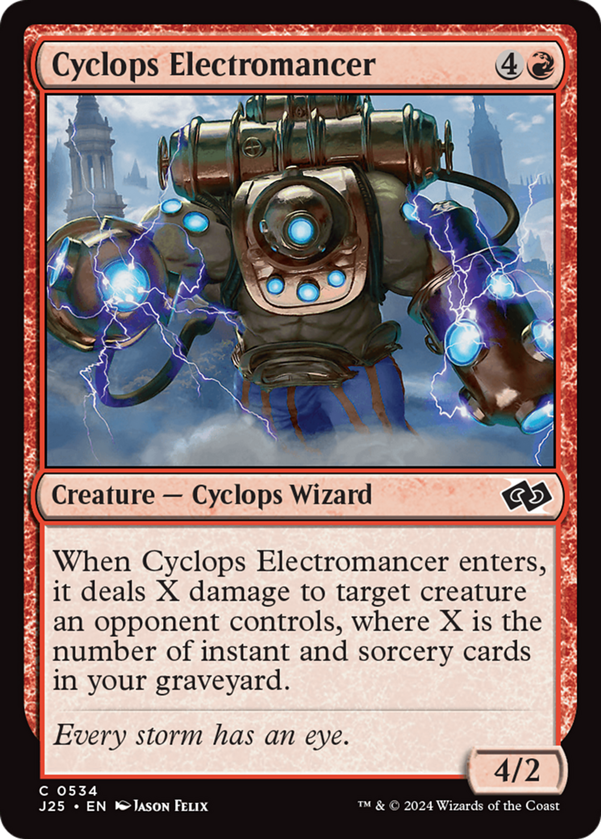 Cyclops Electromancer — Foundations Jumpstart — Magic: The Gathering