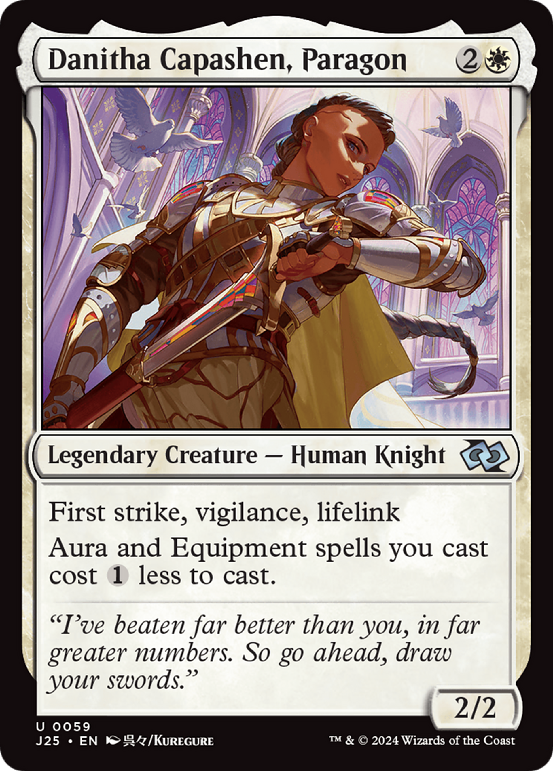 Danitha Capashen, Paragon — Foundations Jumpstart — Magic: The Gathering