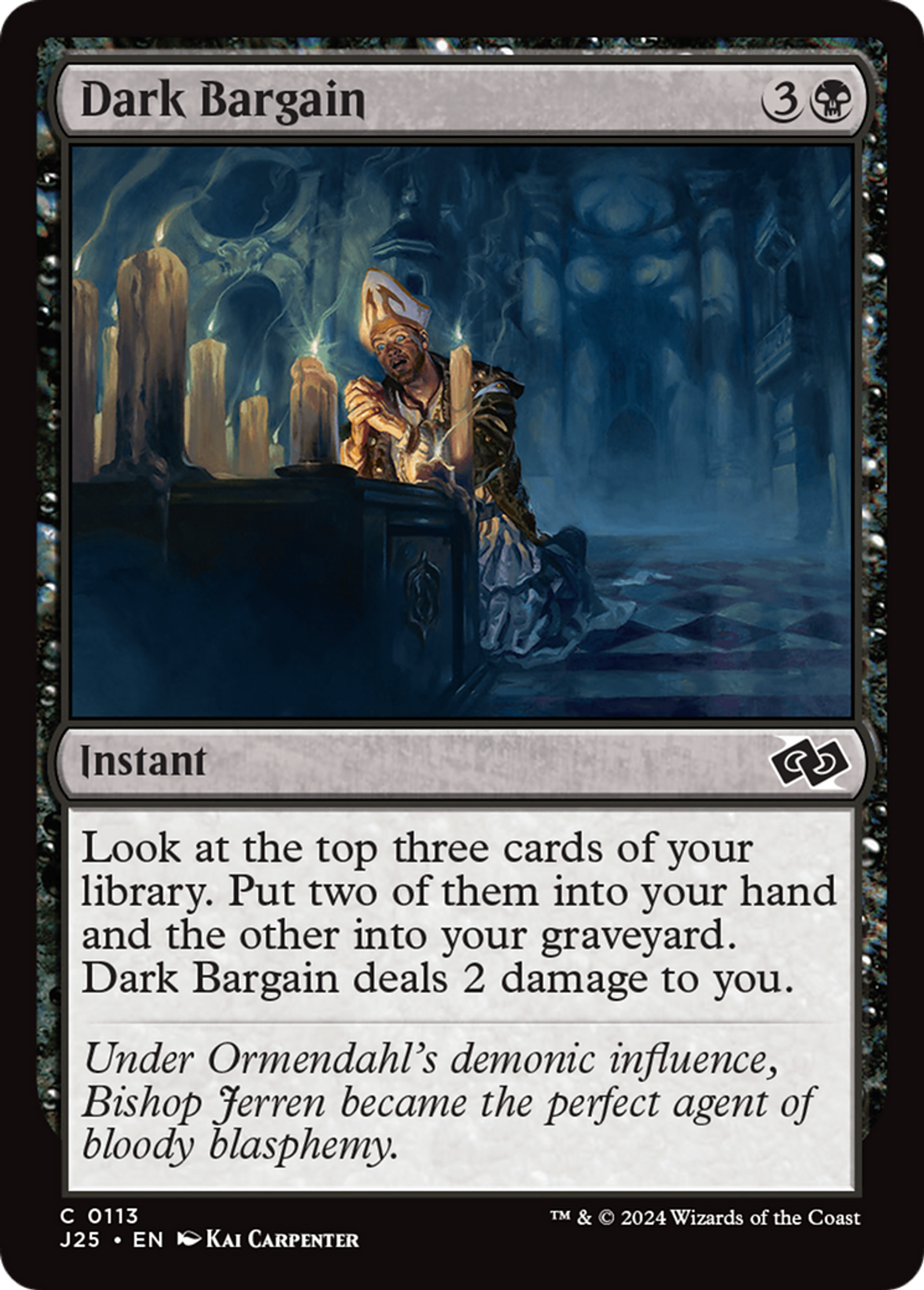 Dark Bargain — Foundations Jumpstart — Magic: The Gathering