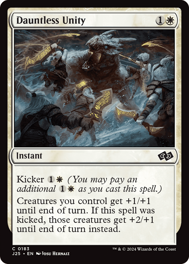 Dauntless Unity — Foundations Jumpstart — Magic: The Gathering
