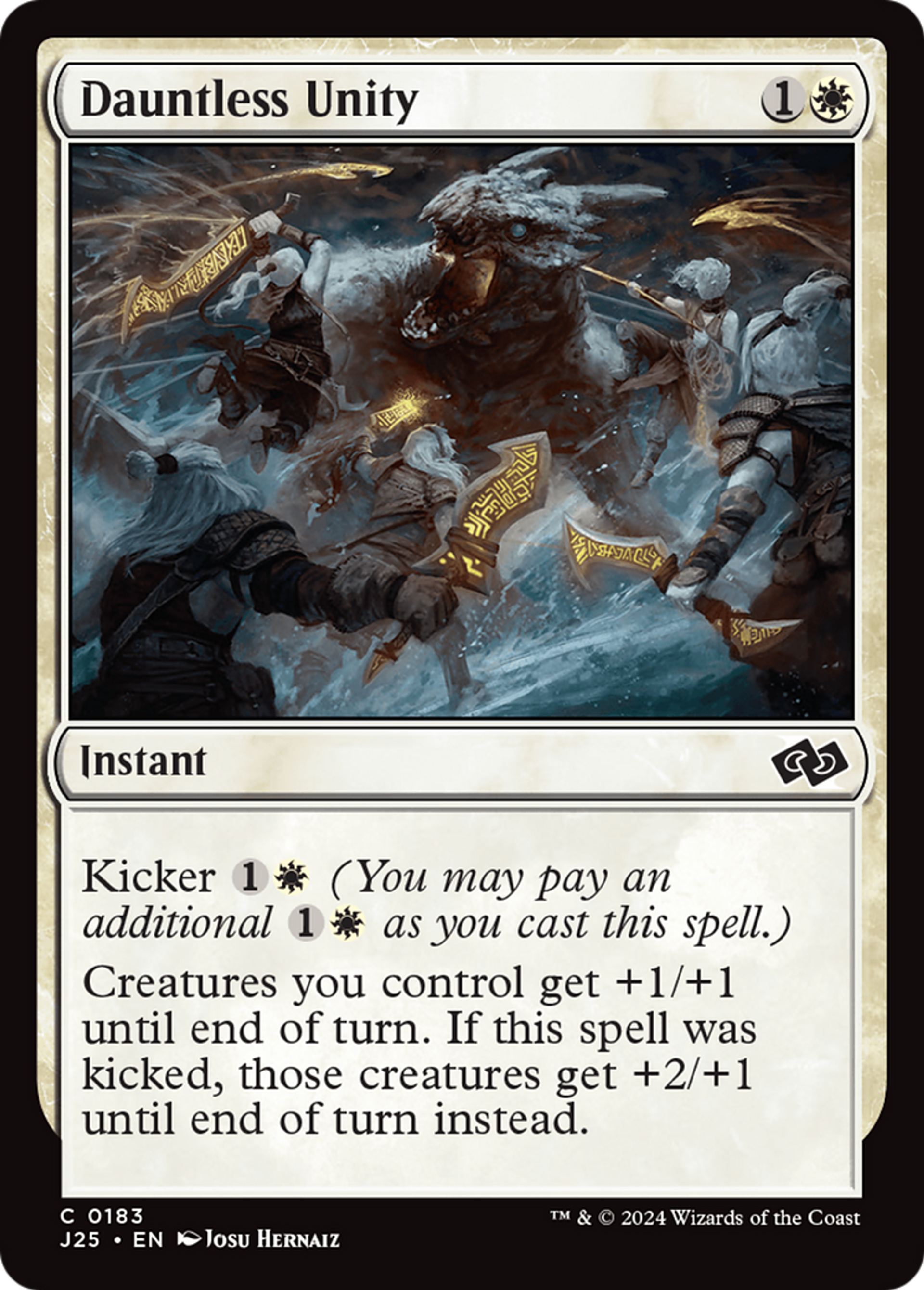 Dauntless Unity — Foundations Jumpstart — Magic: The Gathering