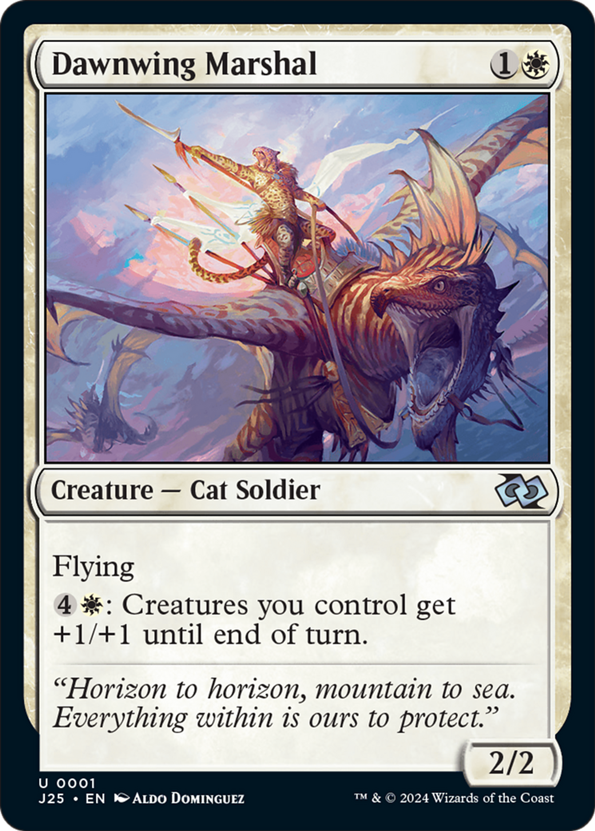 Dawnwing Marshal — Foundations Jumpstart — Magic: The Gathering