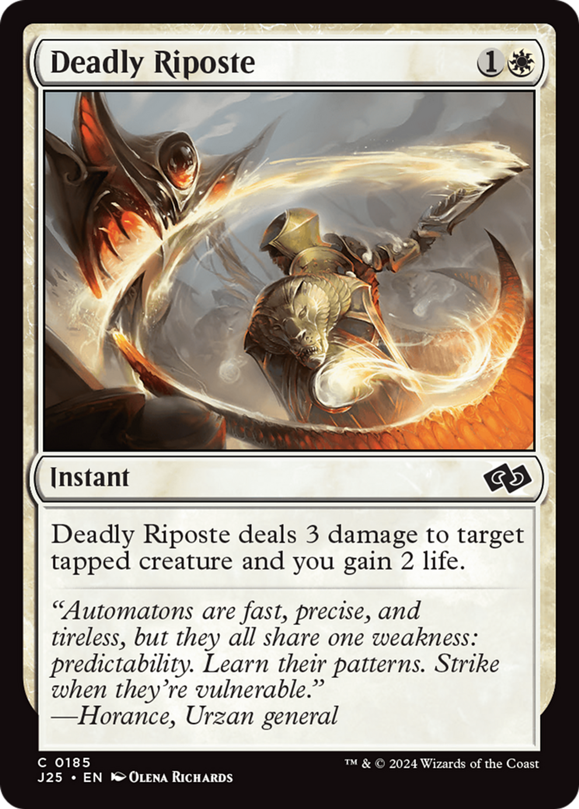 Deadly Riposte — Foundations Jumpstart — Magic: The Gathering