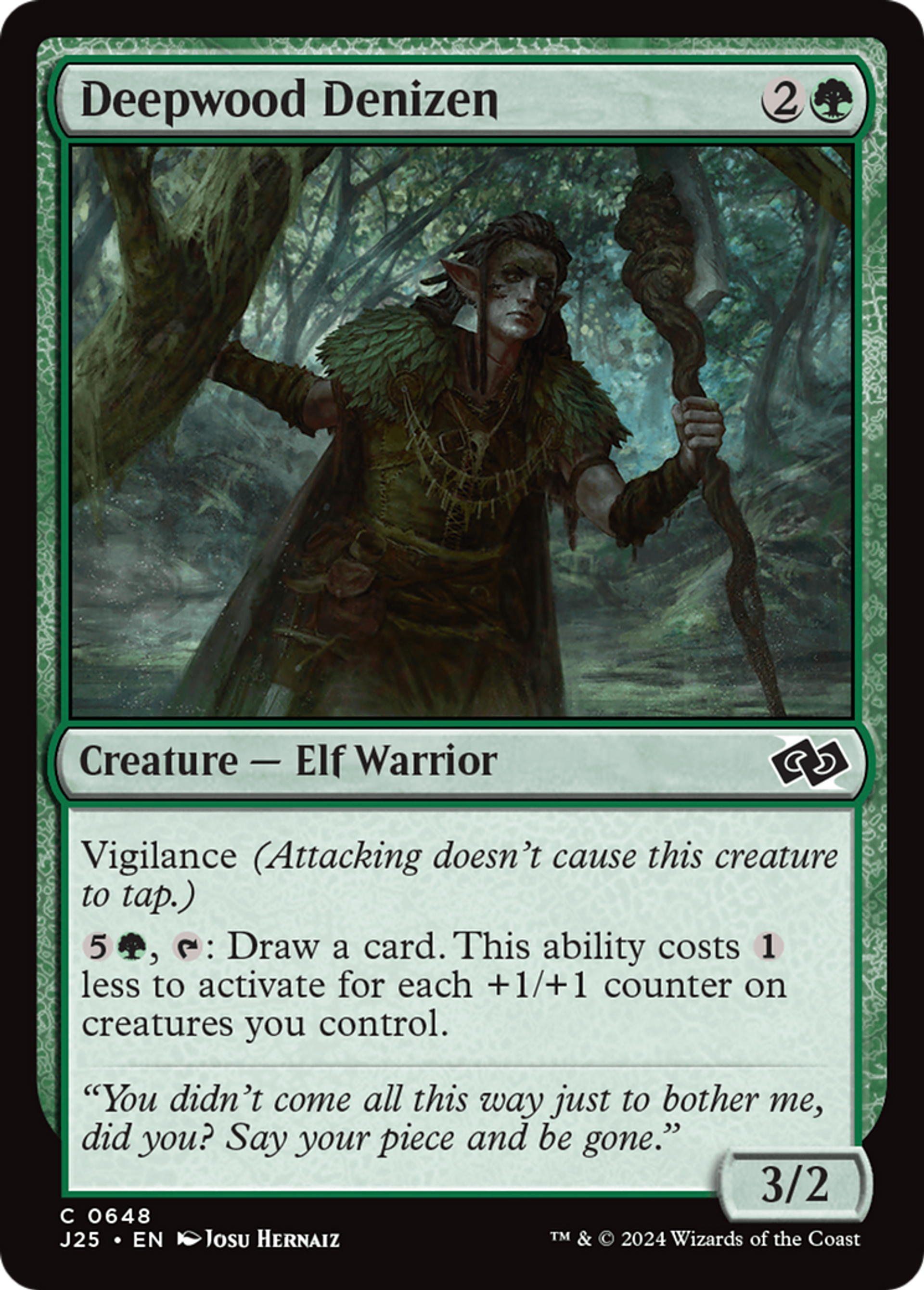 Deepwood Denizen — Foundations Jumpstart — Magic: The Gathering