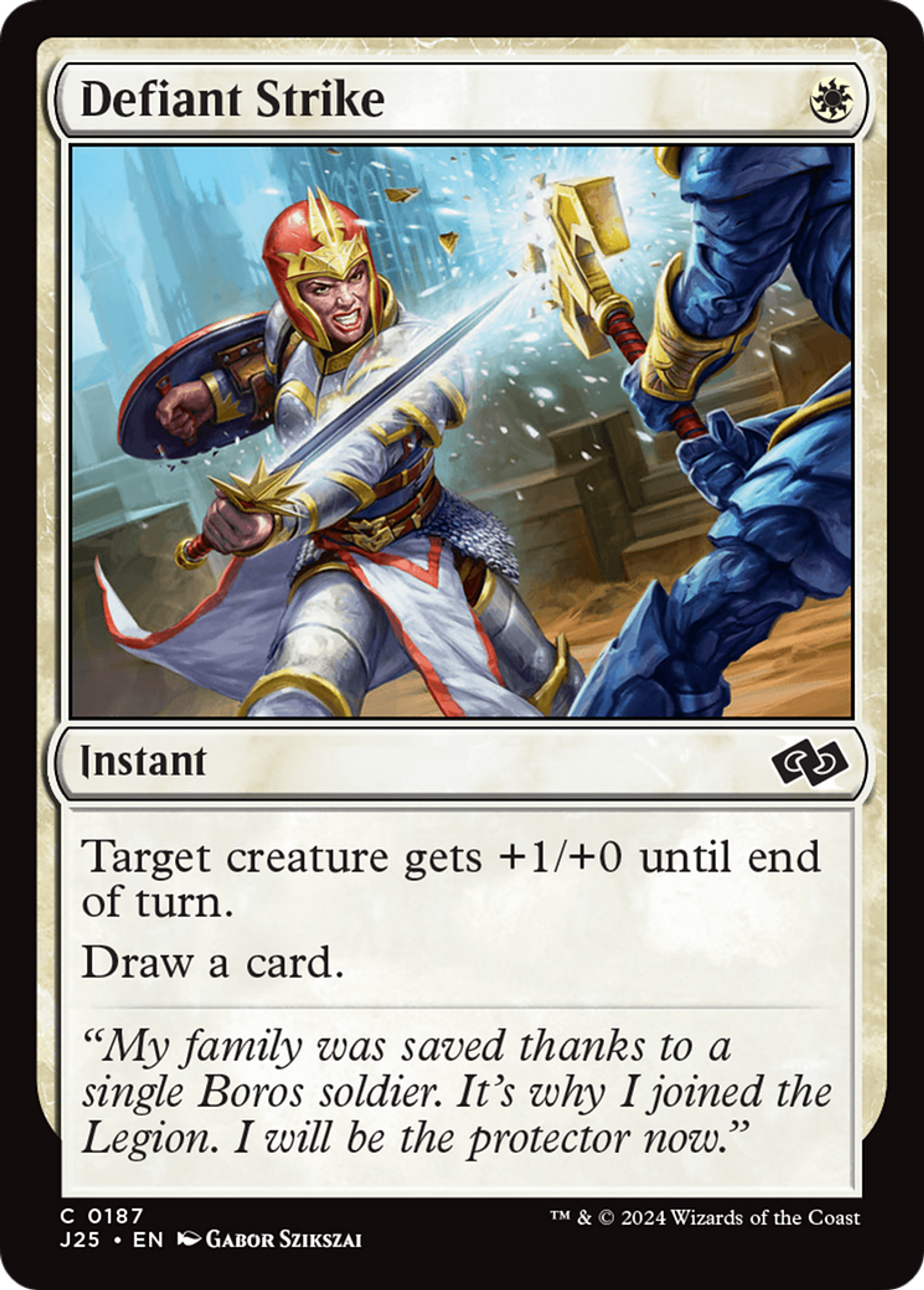 Defiant Strike — Foundations Jumpstart — Magic: The Gathering