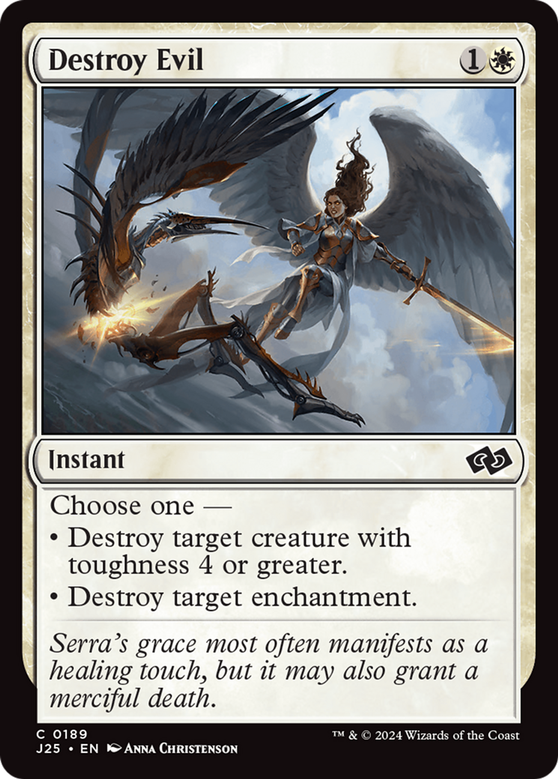 Destroy Evil — Foundations Jumpstart — Magic: The Gathering