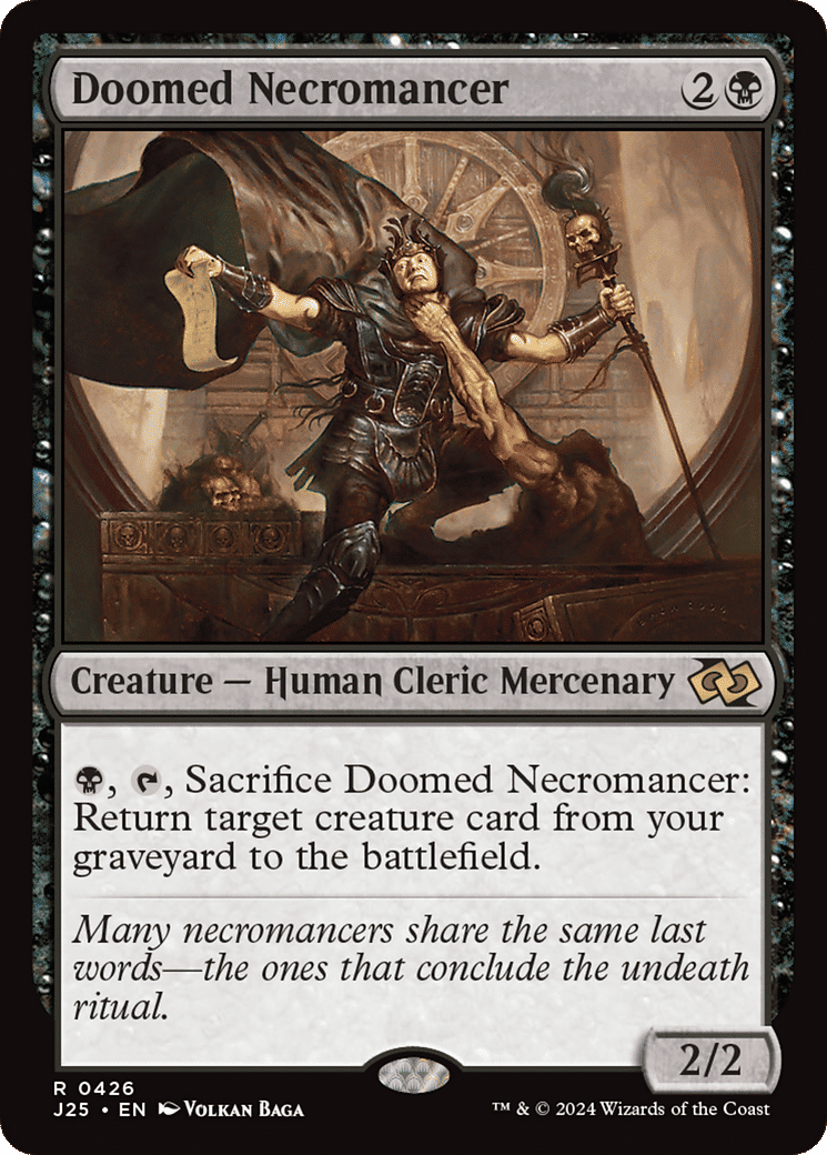 Doomed Necromancer — Foundations Jumpstart — Magic: The Gathering