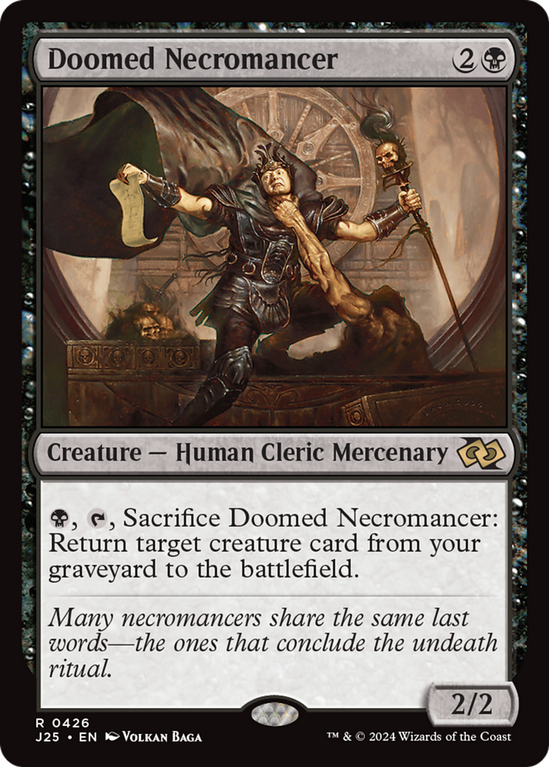 Doomed Necromancer — Foundations Jumpstart — Magic: The Gathering