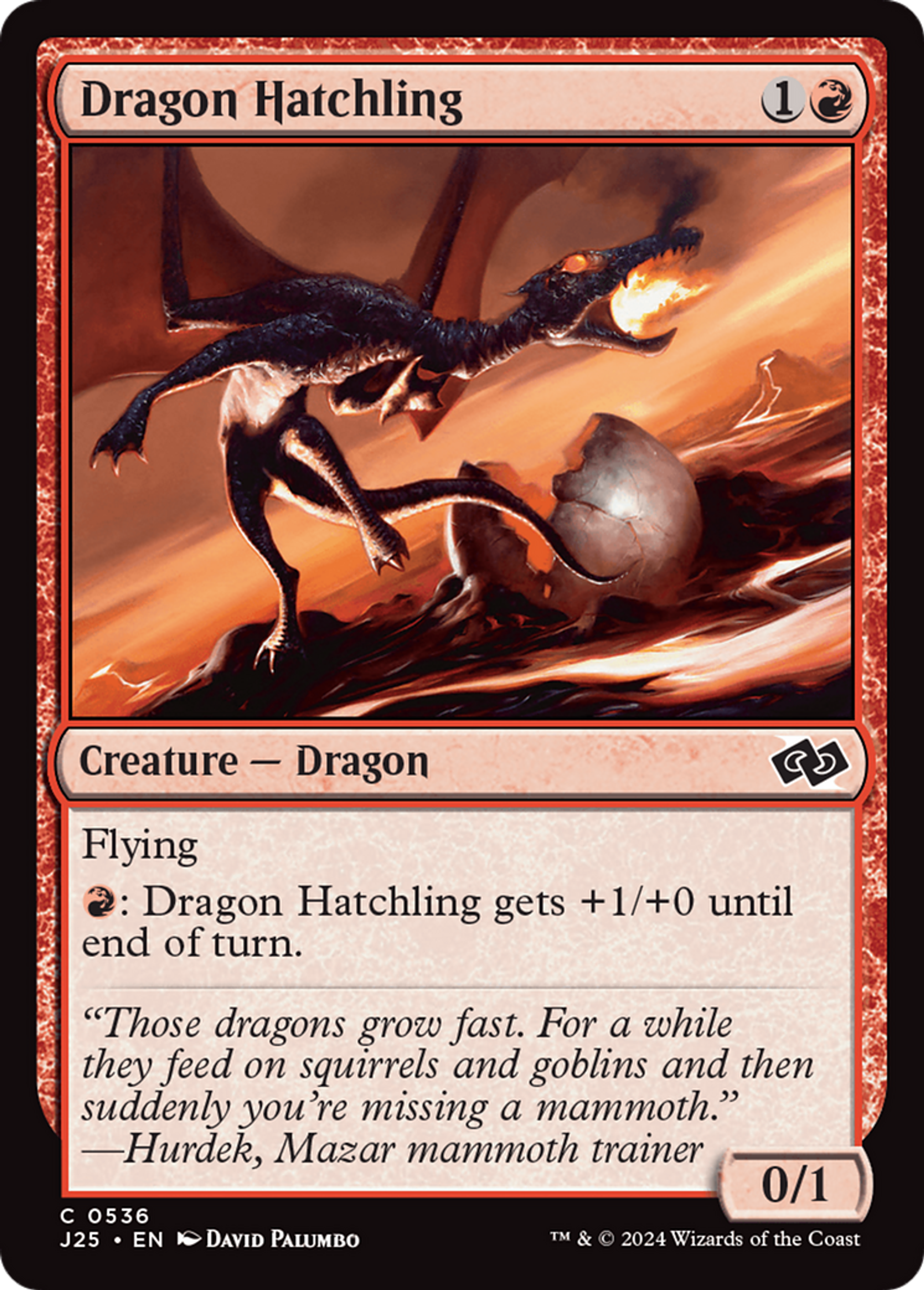 Dragon Hatchling — Foundations Jumpstart — Magic: The Gathering