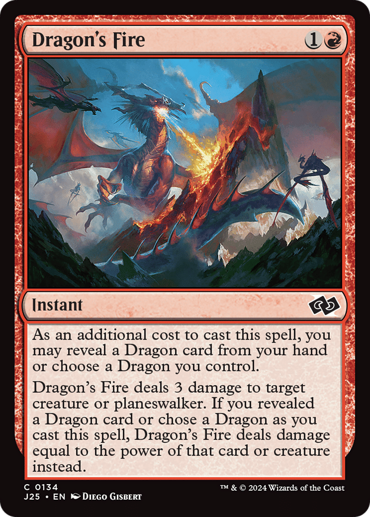 Dragon's Fire — Foundations Jumpstart — Magic: The Gathering