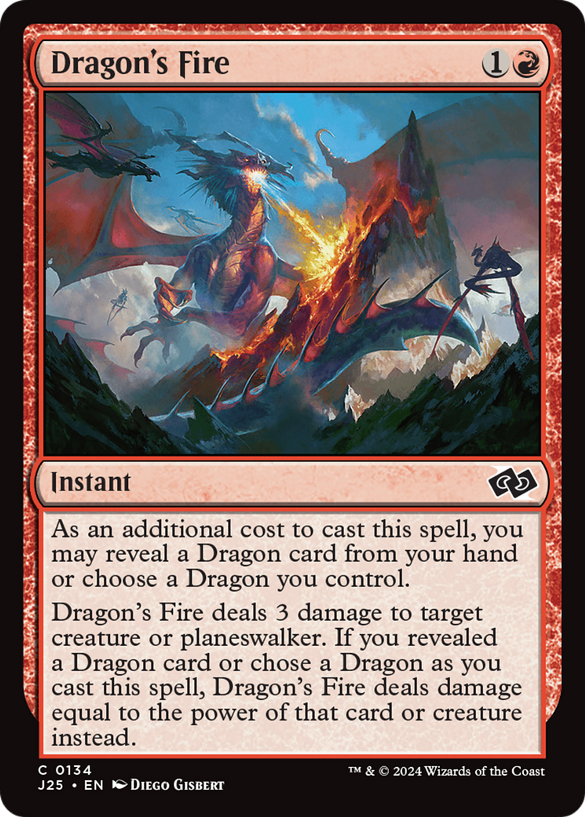 Dragon's Fire — Foundations Jumpstart — Magic: The Gathering