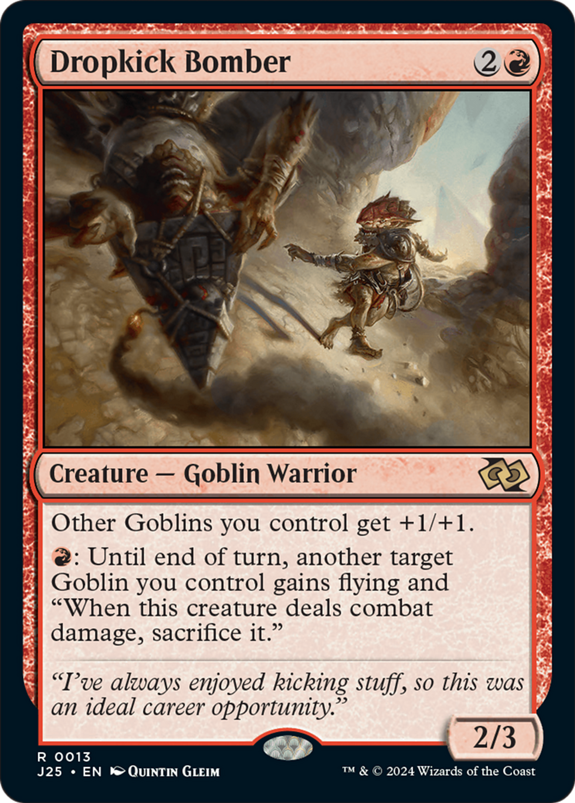Dropkick Bomber — Foundations Jumpstart — Magic: The Gathering