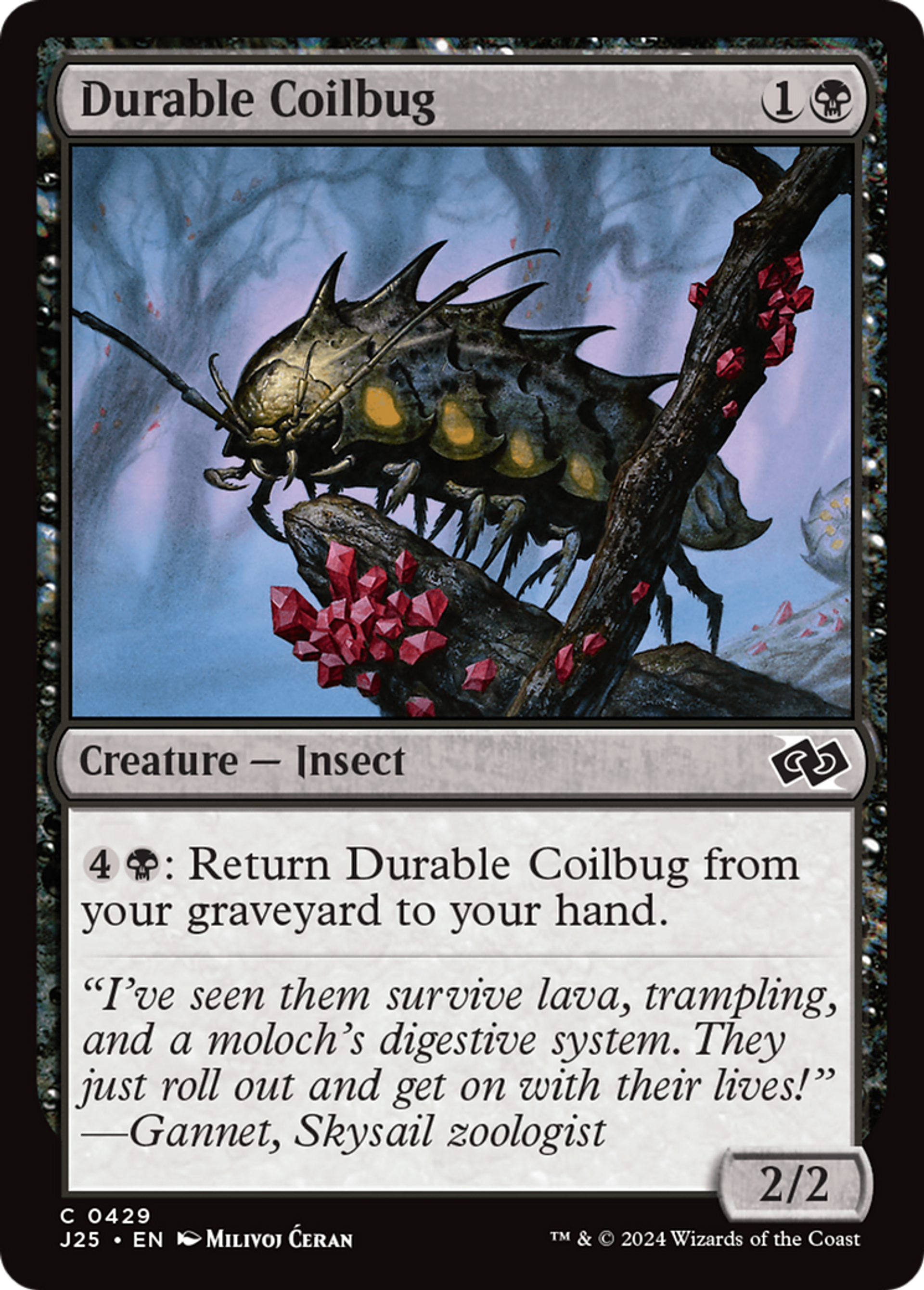 Durable Coilbug — Foundations Jumpstart — Magic: The Gathering