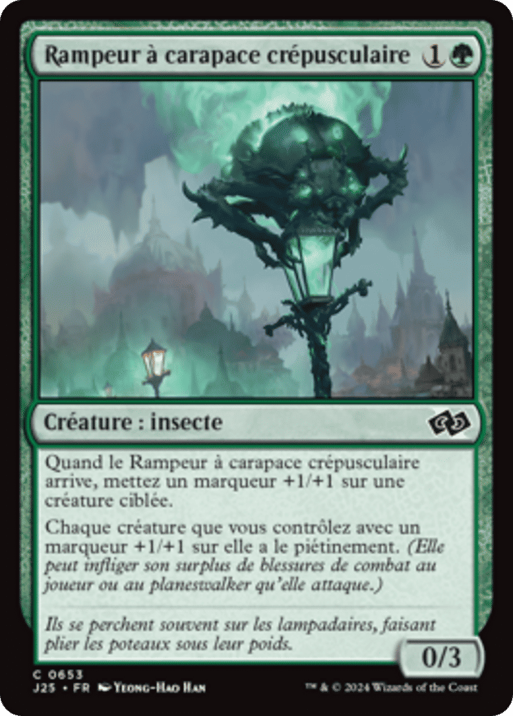 Rampeur à carapace crépusculaire — Foundations Jumpstart — Magic: The Gathering