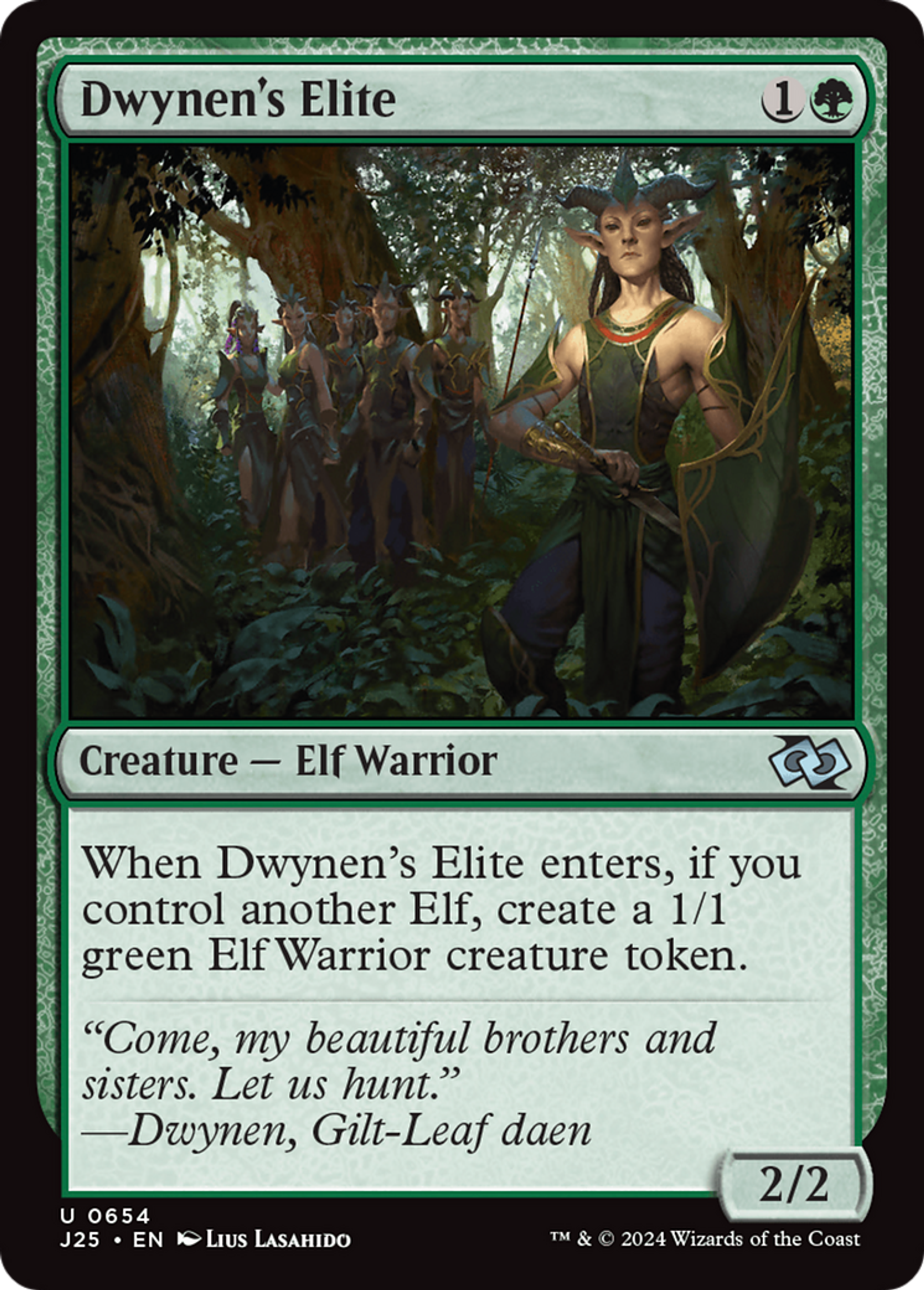 Dwynen's Elite — Foundations Jumpstart — Magic: The Gathering