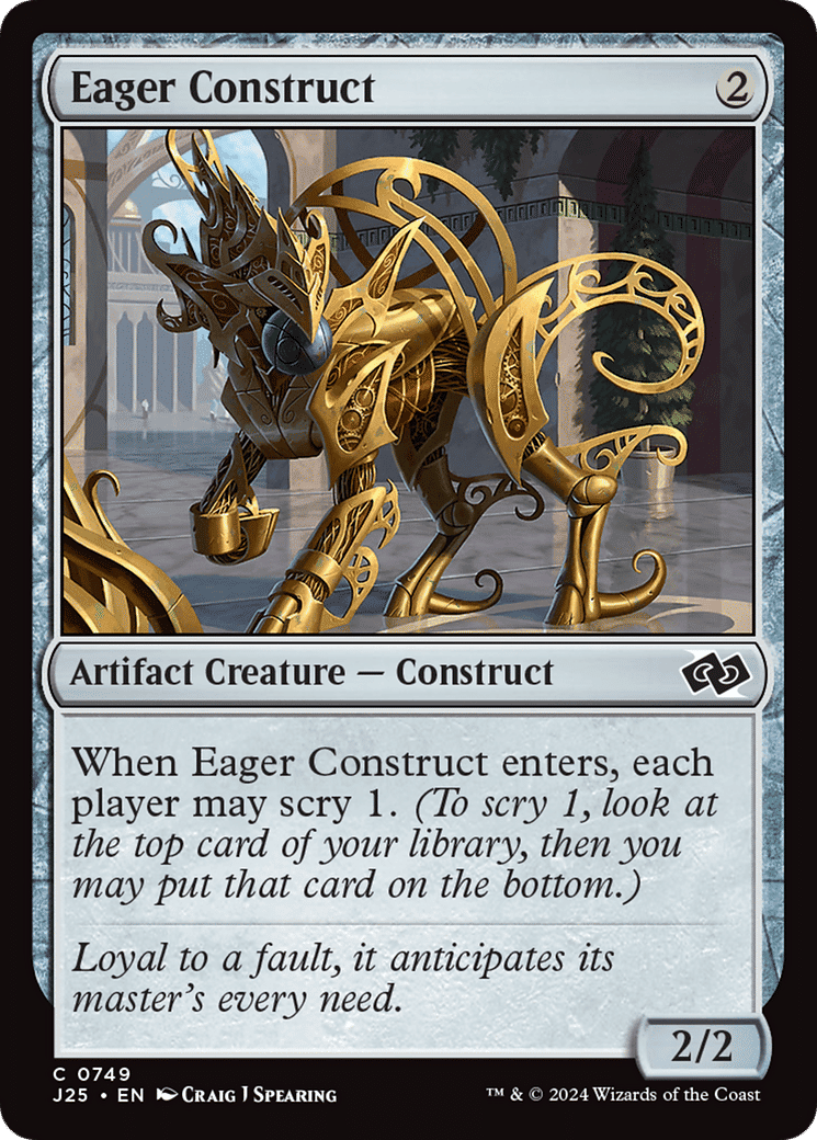 Eager Construct — Foundations Jumpstart — Magic: The Gathering