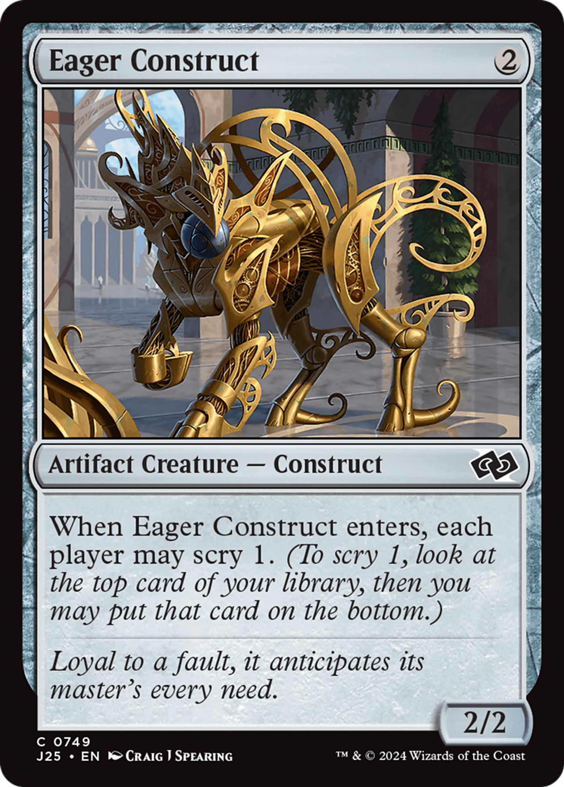 Eager Construct — Foundations Jumpstart — Magic: The Gathering