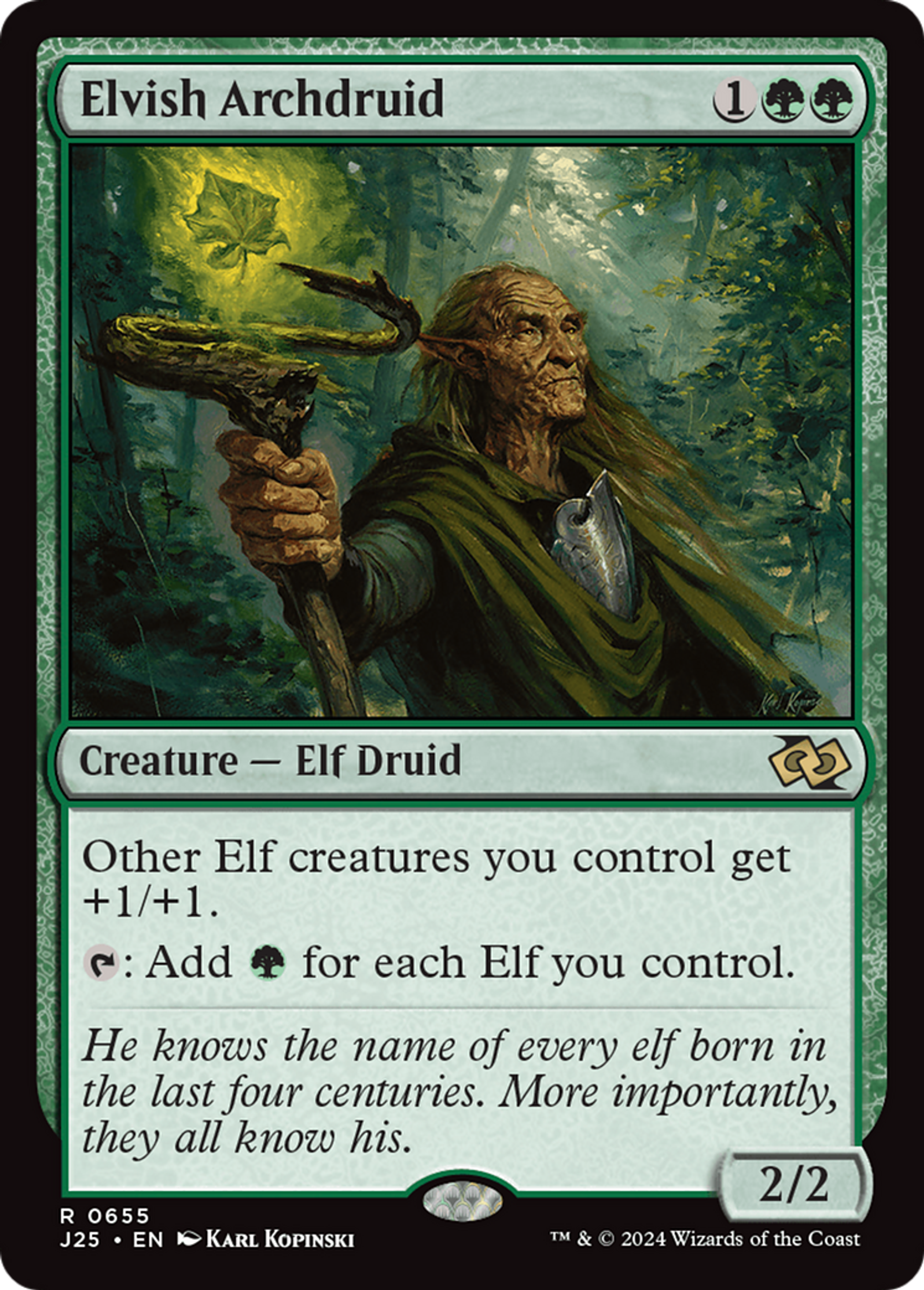 Elvish Archdruid — Foundations Jumpstart — Magic: The Gathering
