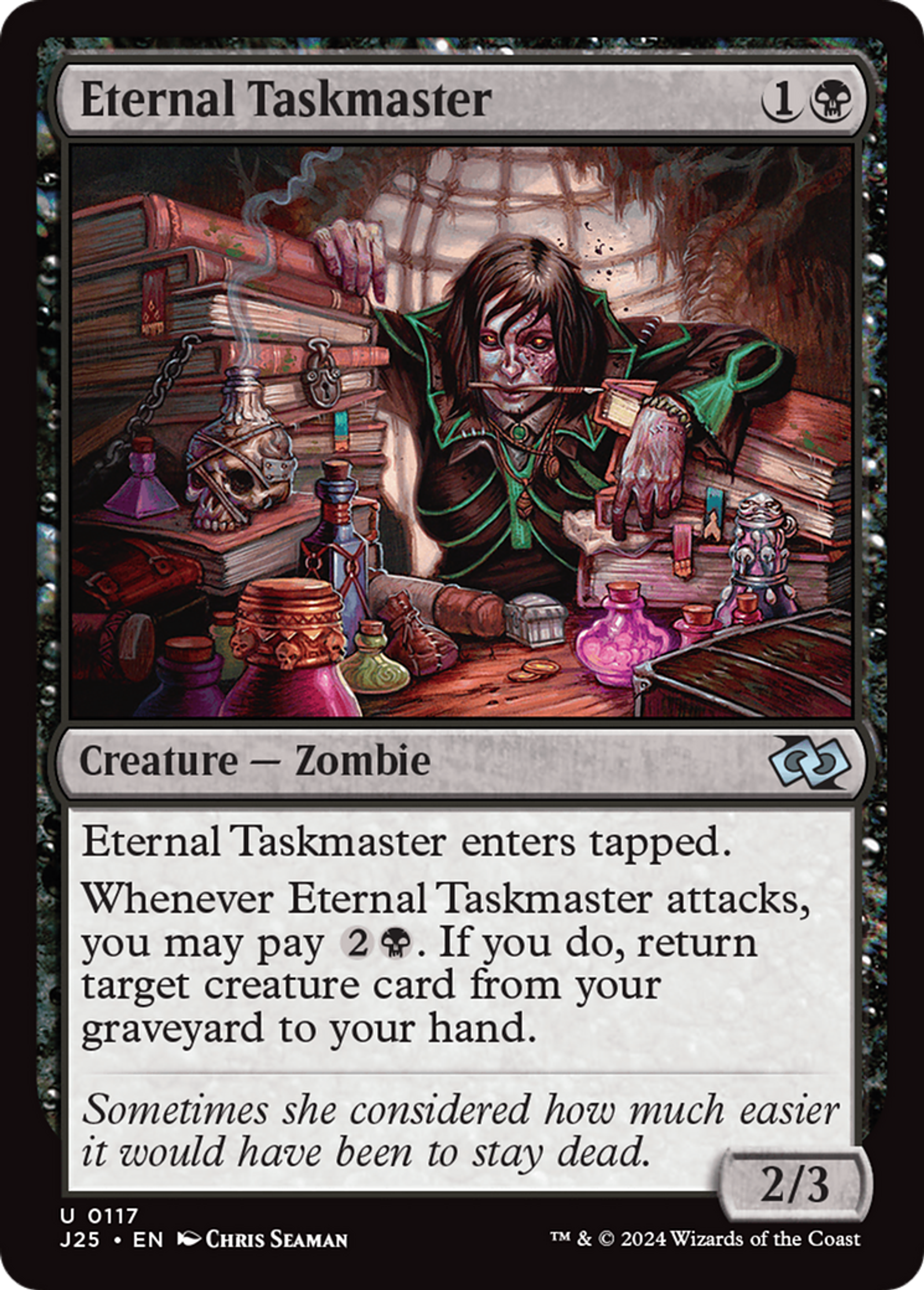 Eternal Taskmaster — Foundations Jumpstart — Magic: The Gathering