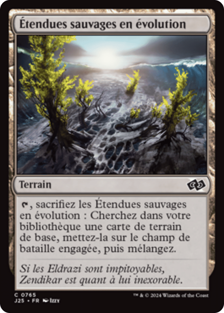 Étendues sauvages en évolution from Foundations Jumpstart - Magic: The Gathering