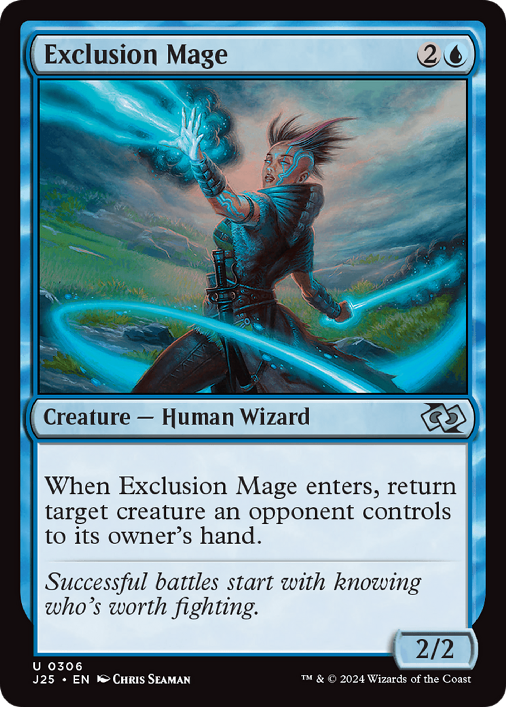 Exclusion Mage — Foundations Jumpstart — Magic: The Gathering