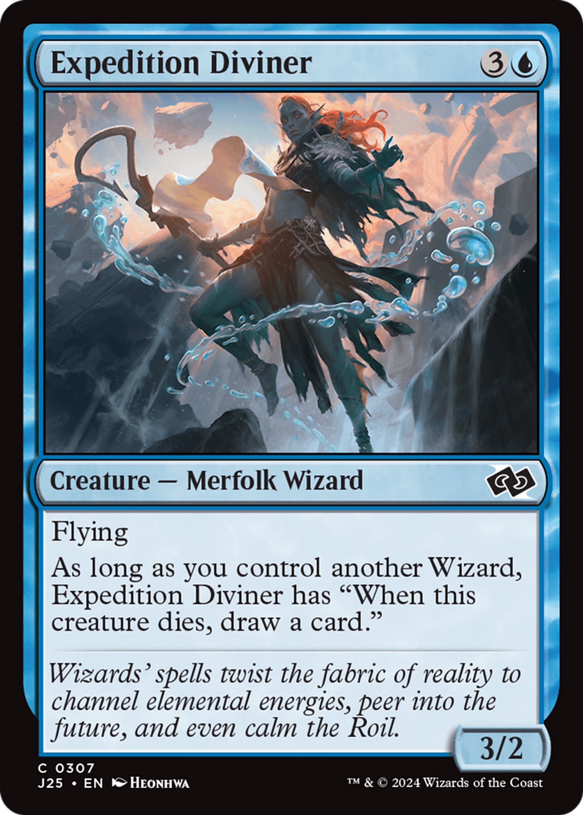 Expedition Diviner — Foundations Jumpstart — Magic: The Gathering