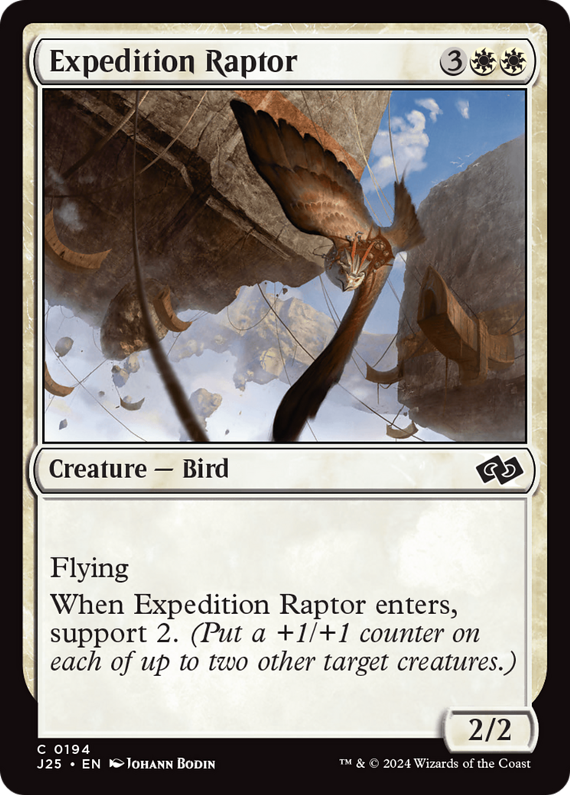Expedition Raptor — Foundations Jumpstart — Magic: The Gathering