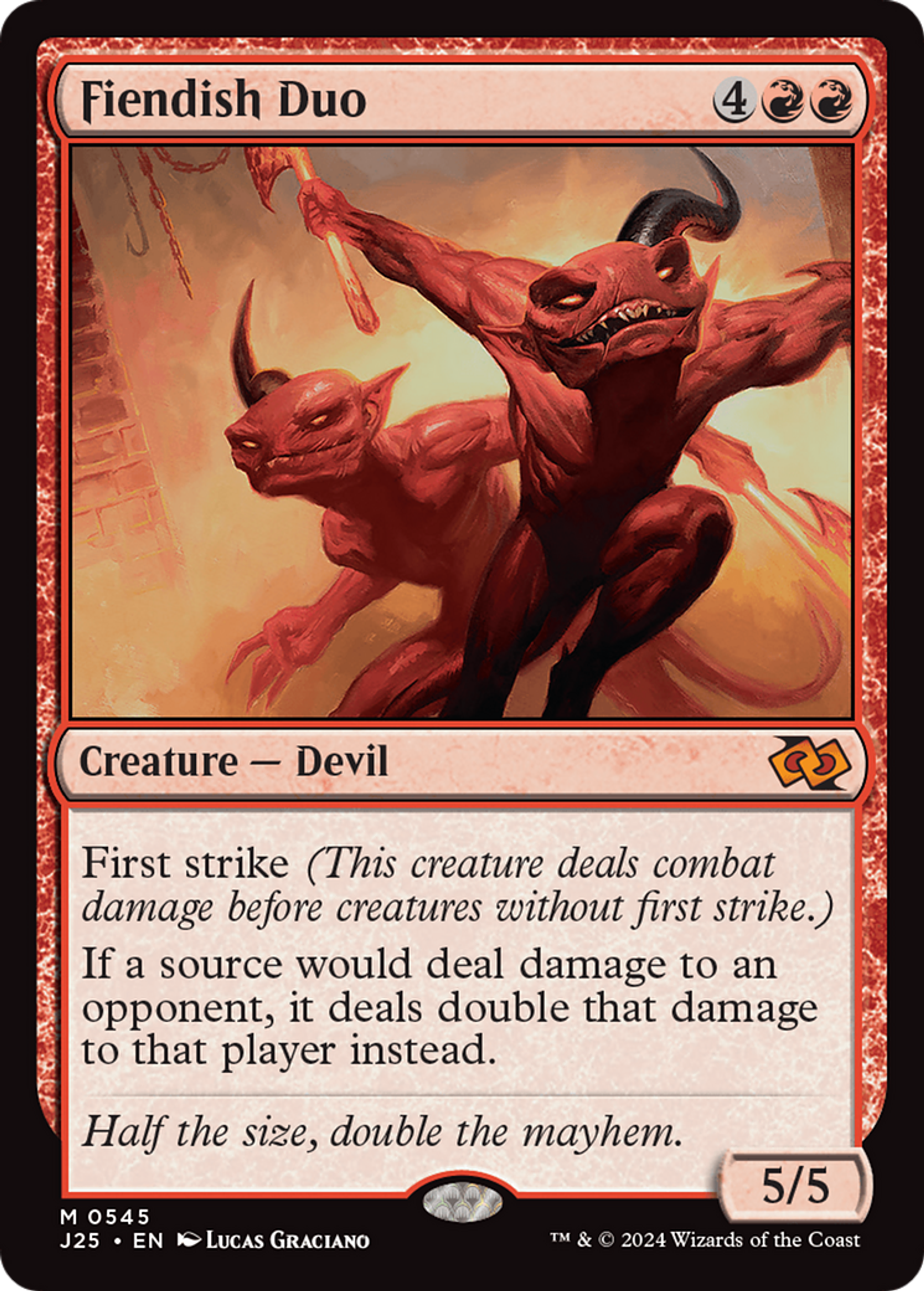 Fiendish Duo — Foundations Jumpstart — Magic: The Gathering