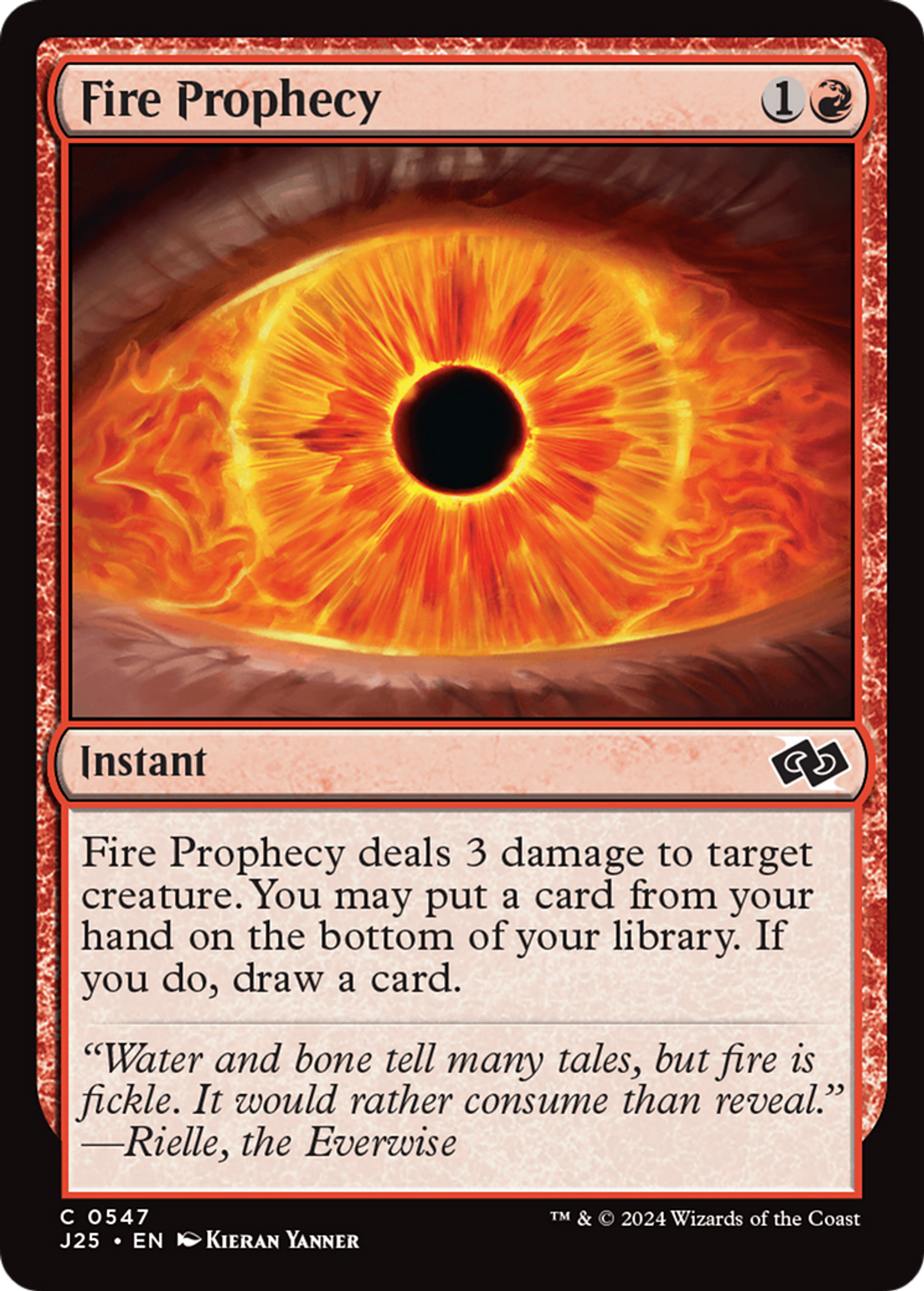 Fire Prophecy — Foundations Jumpstart — Magic: The Gathering