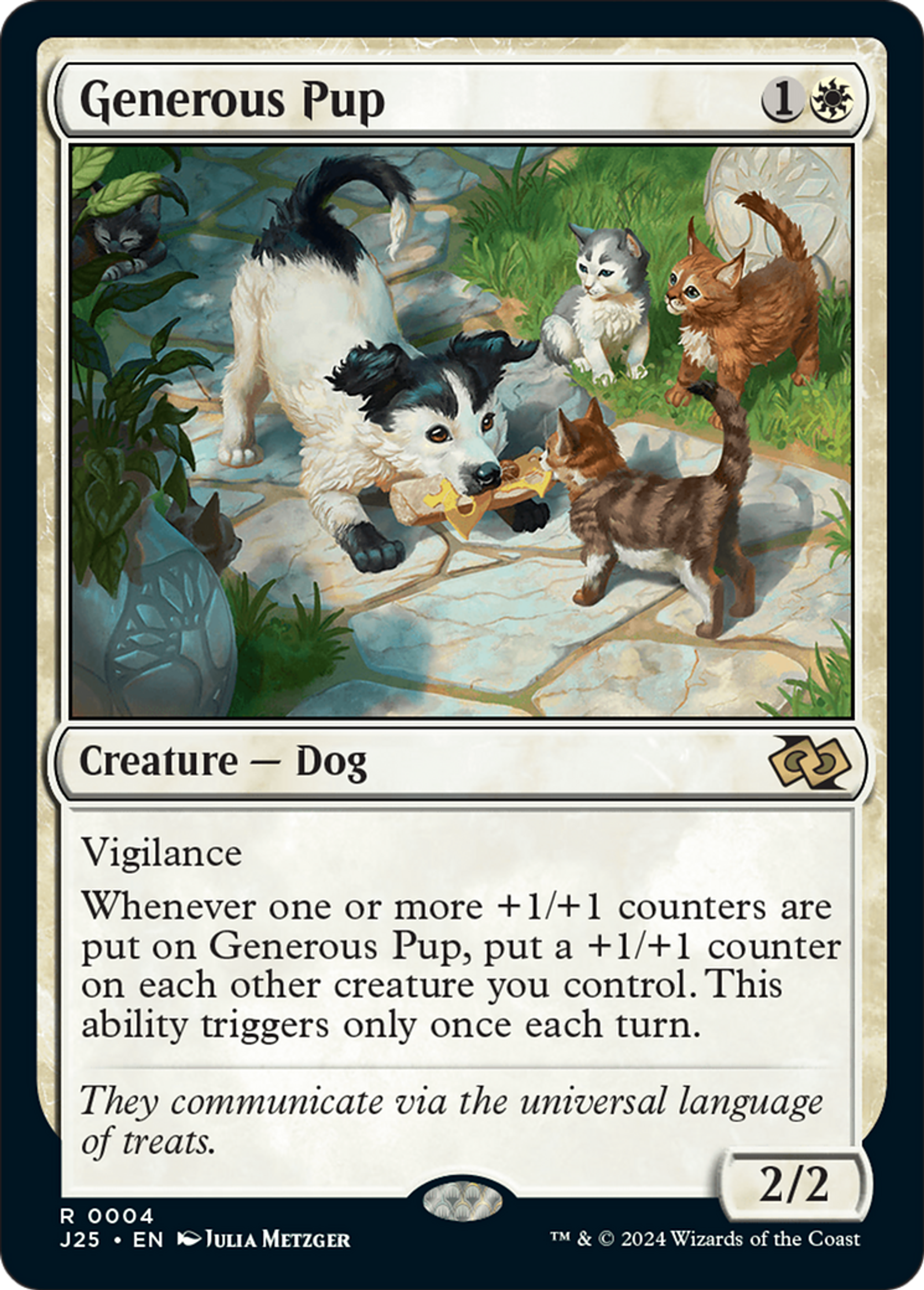 Generous Pup — Foundations Jumpstart — Magic: The Gathering