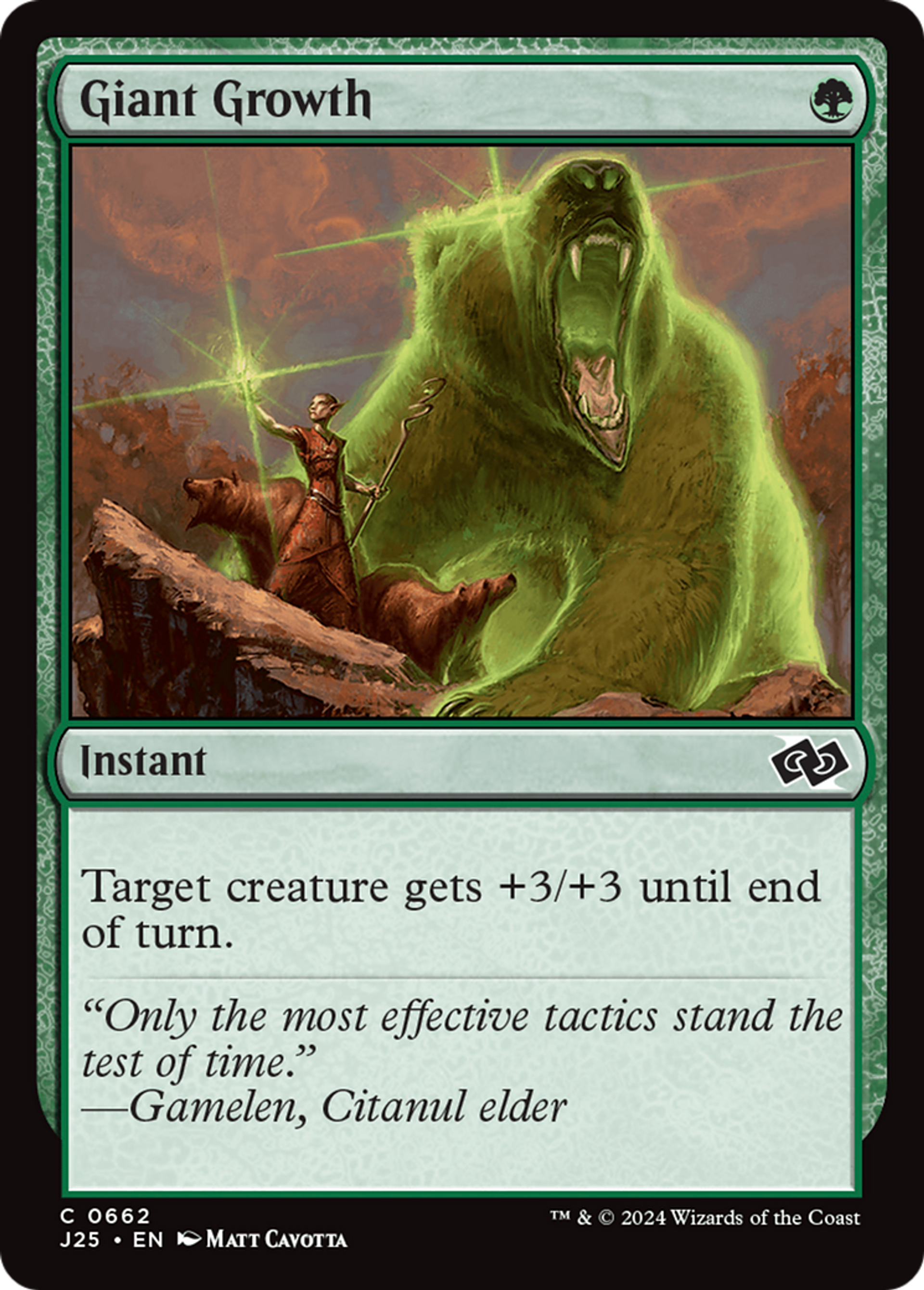 Giant Growth — Foundations Jumpstart — Magic: The Gathering
