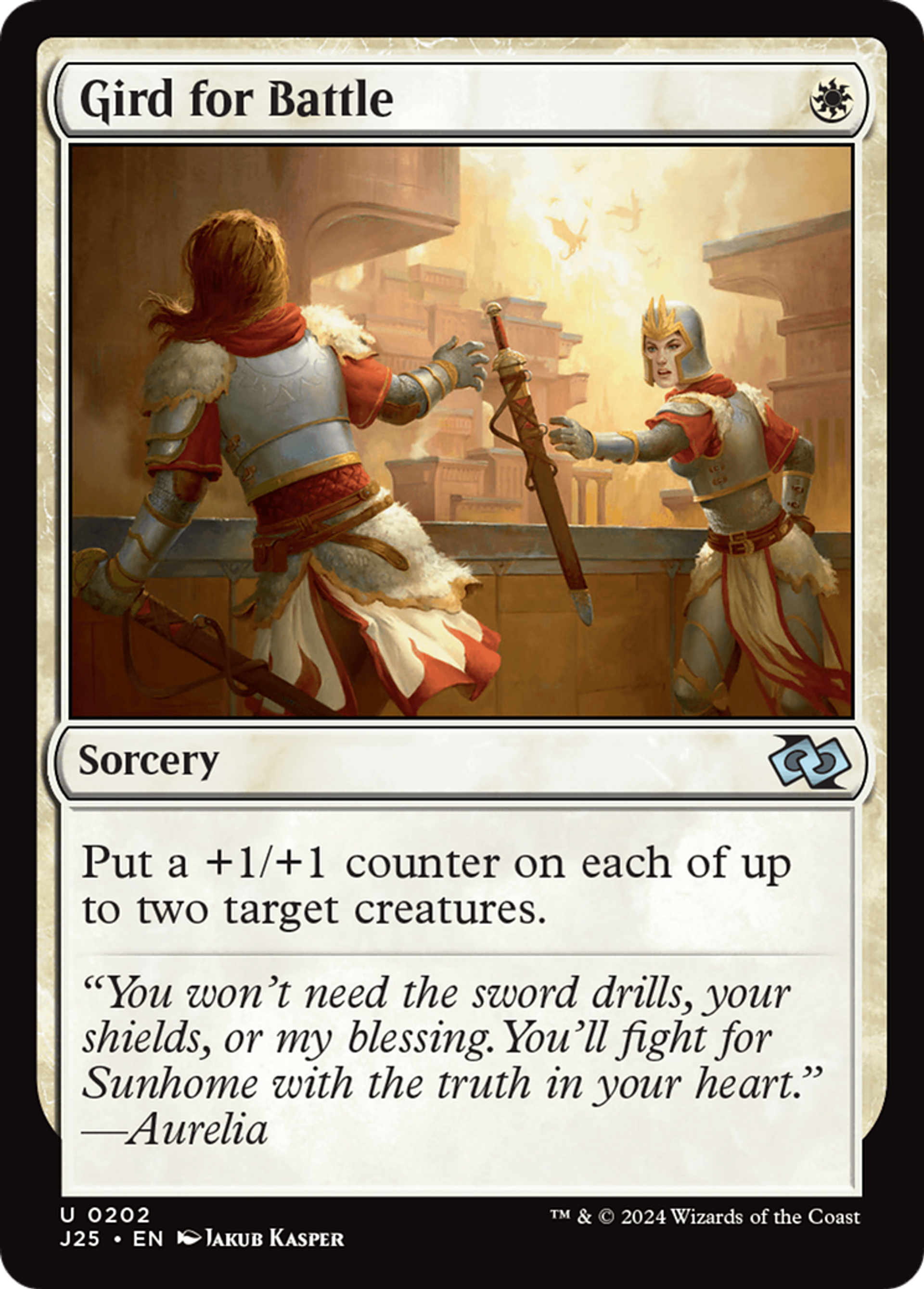 Gird for Battle — Foundations Jumpstart — Magic: The Gathering