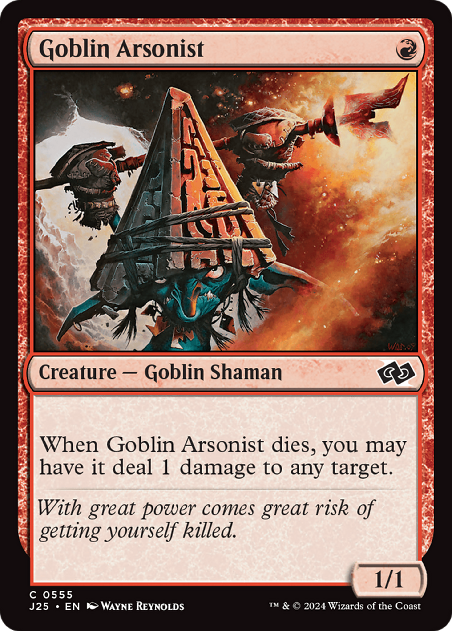 Goblin Arsonist — Foundations Jumpstart — Magic: The Gathering