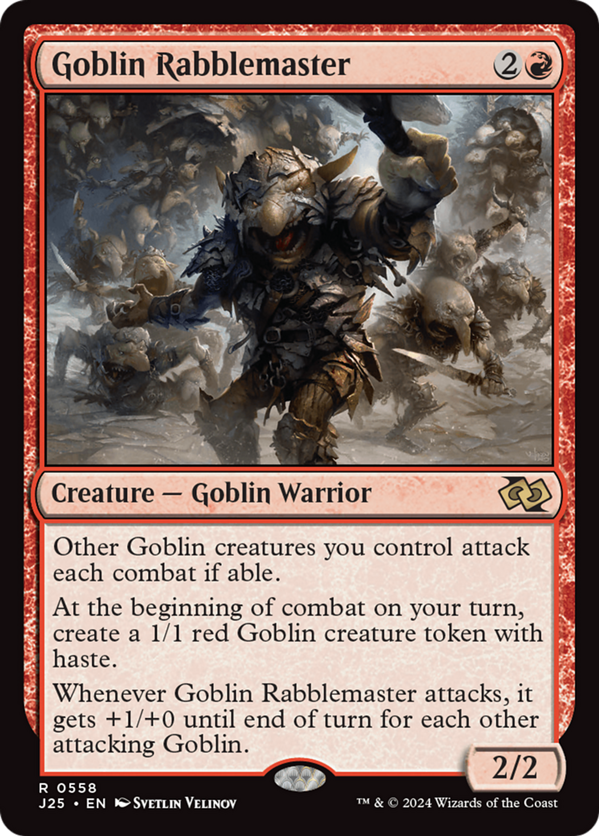 Goblin Rabblemaster — Foundations Jumpstart — Magic: The Gathering