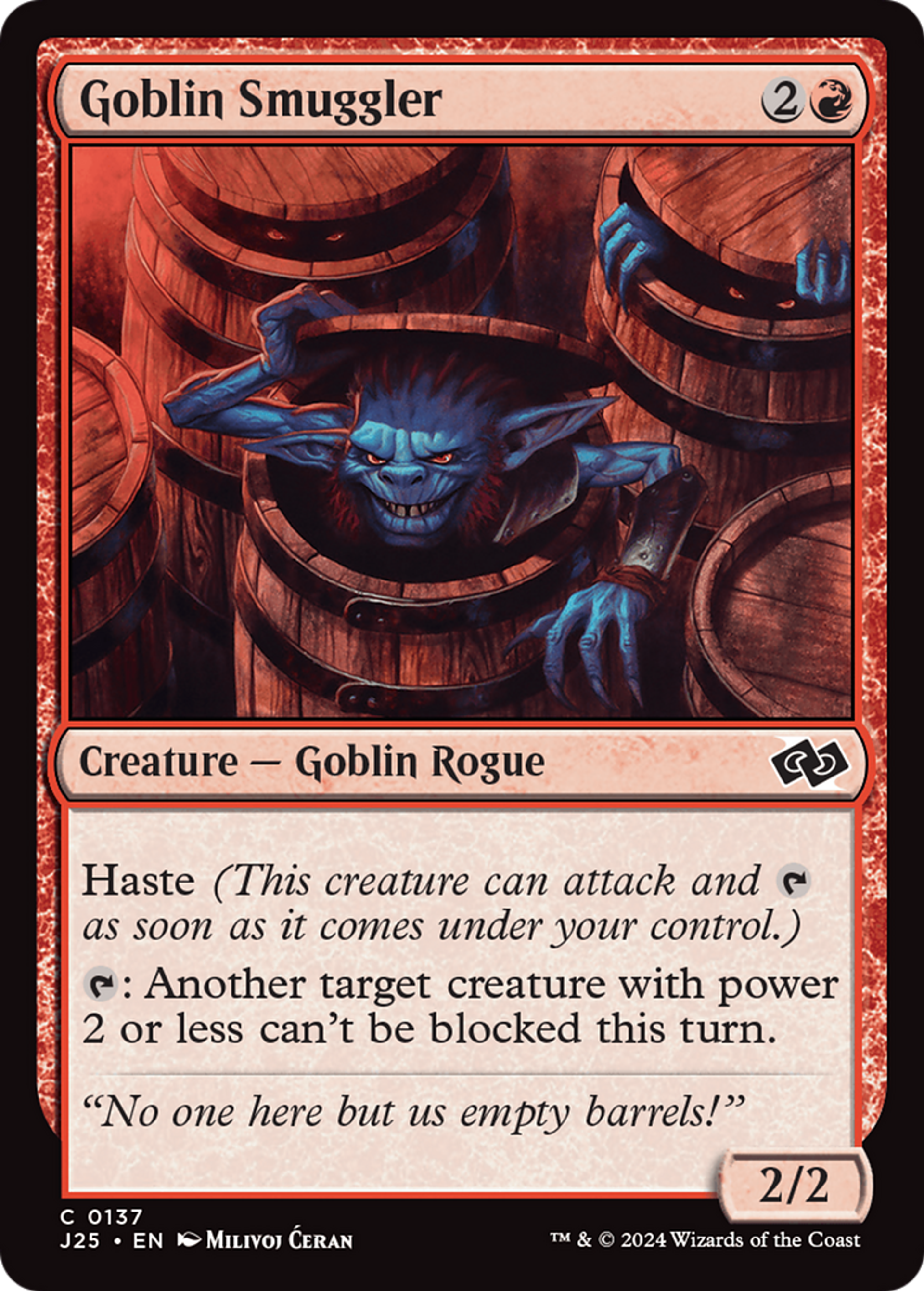 Goblin Smuggler — Foundations Jumpstart — Magic: The Gathering