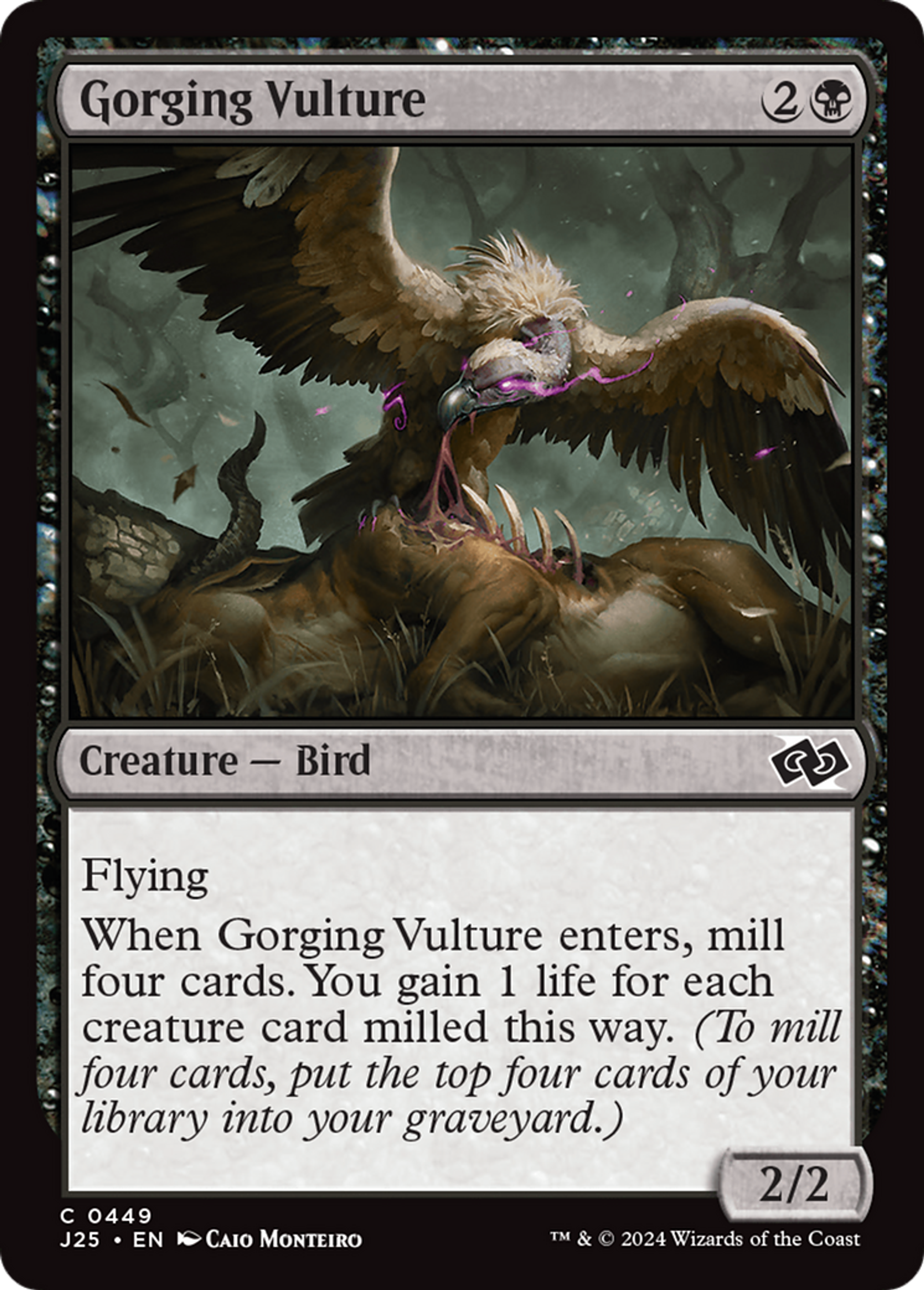 Gorging Vulture — Foundations Jumpstart — Magic: The Gathering