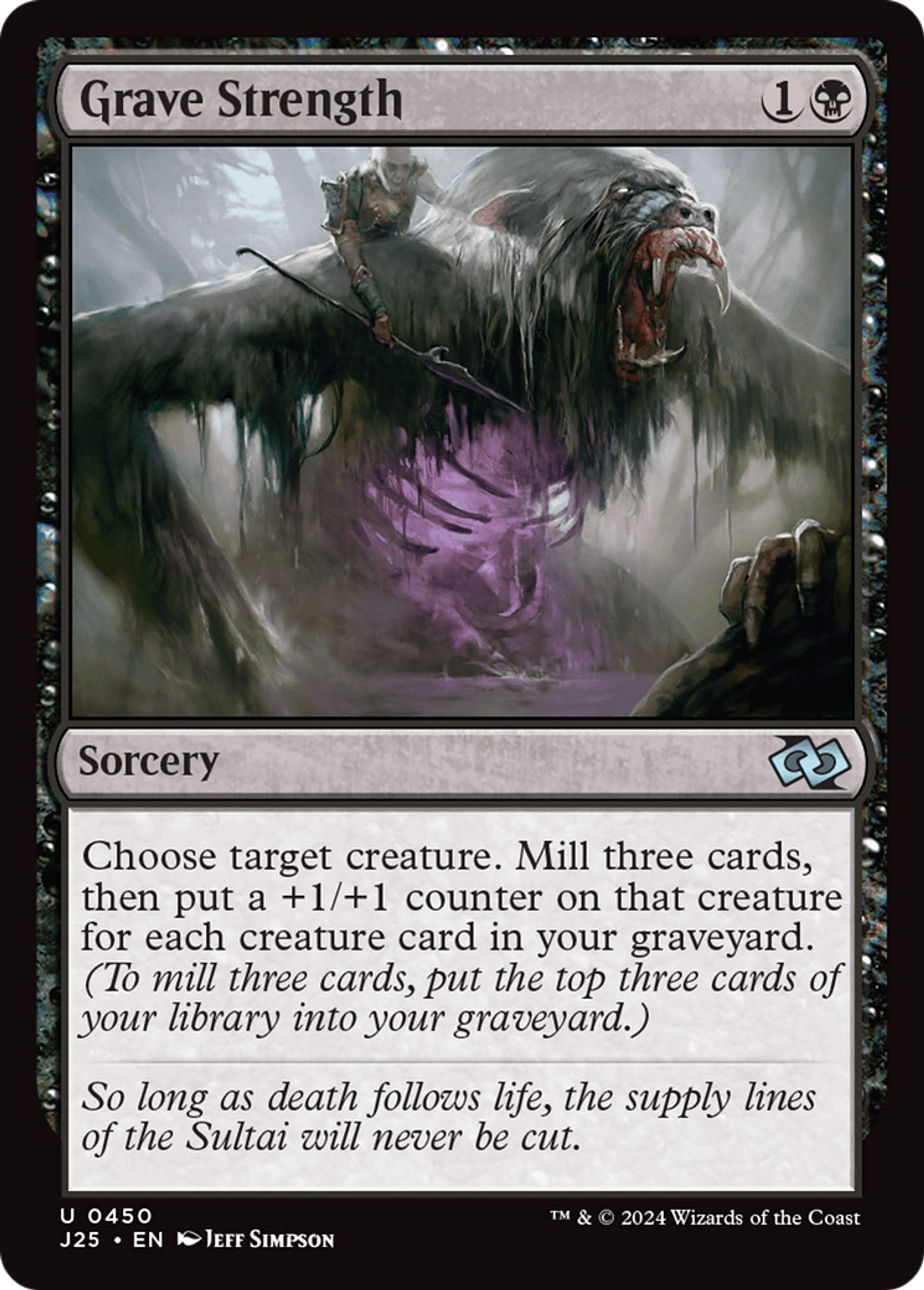 Grave Strength — Foundations Jumpstart — Magic: The Gathering