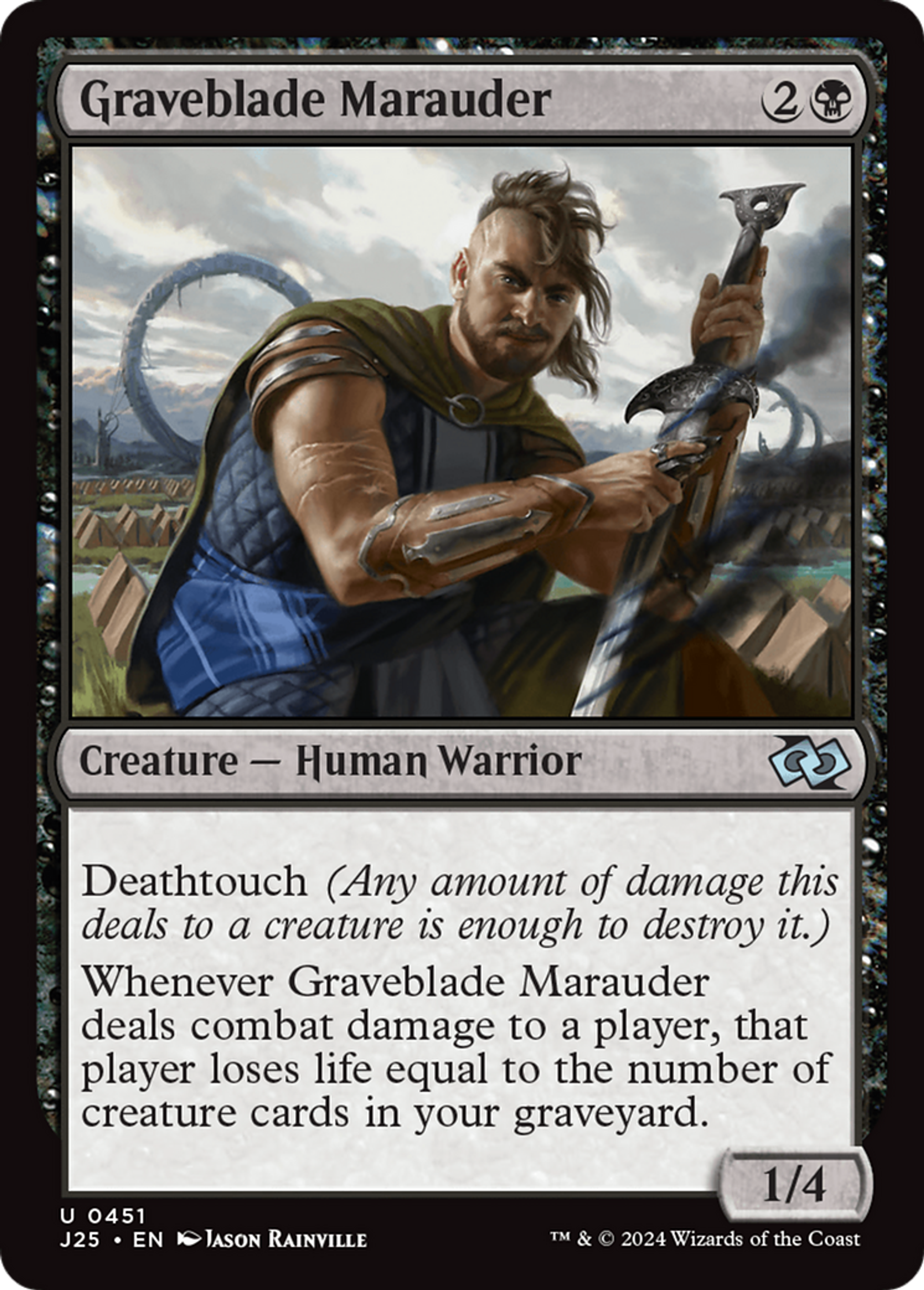Graveblade Marauder — Foundations Jumpstart — Magic: The Gathering