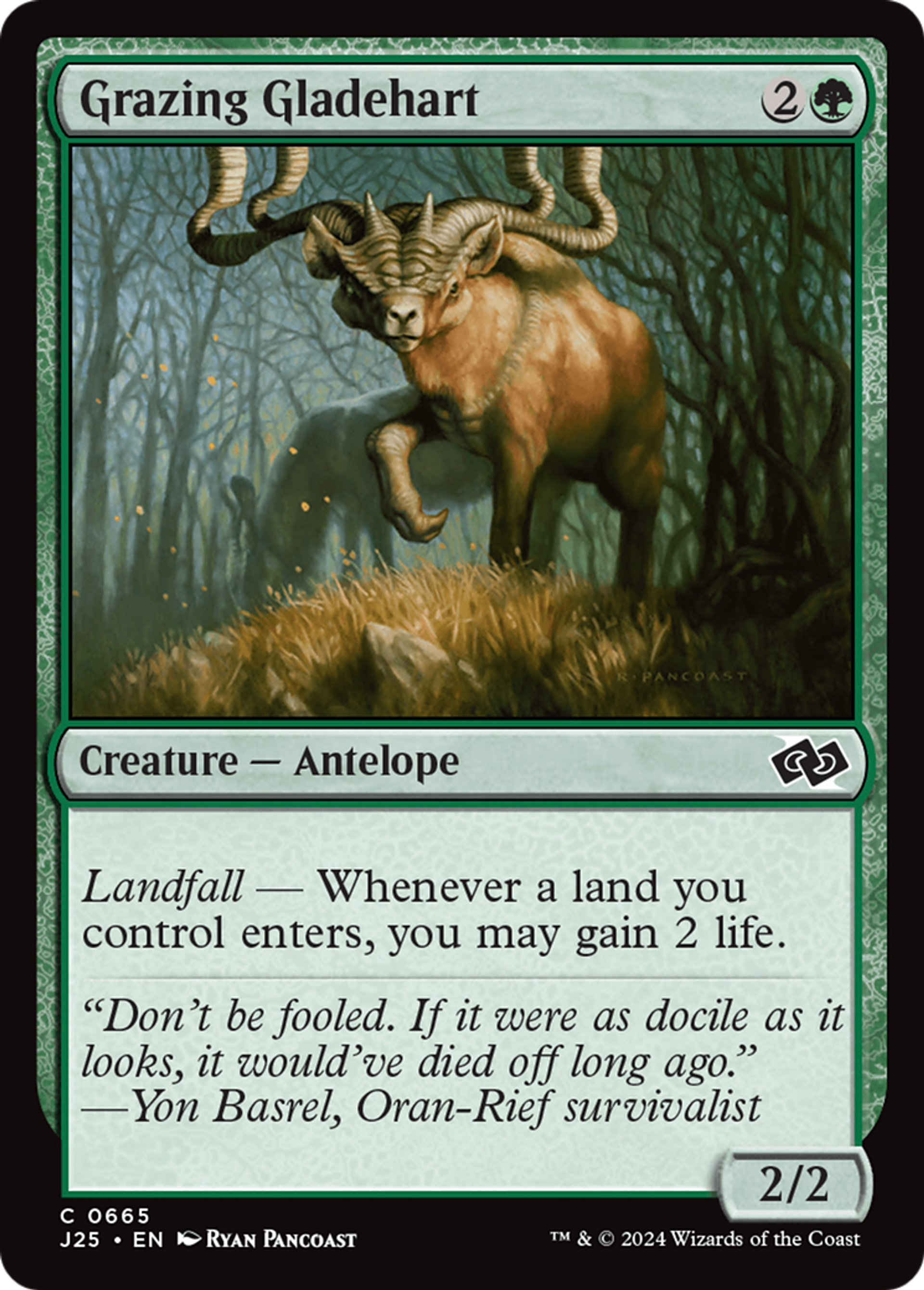 Grazing Gladehart — Foundations Jumpstart — Magic: The Gathering