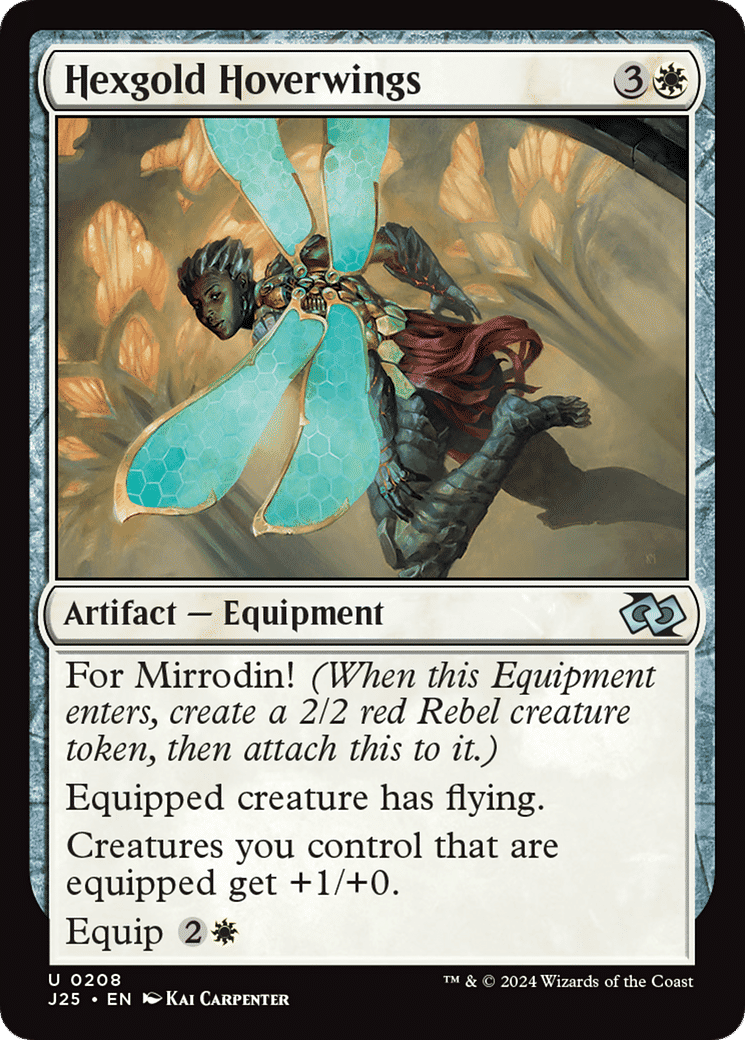 Hexgold Hoverwings — Foundations Jumpstart — Magic: The Gathering