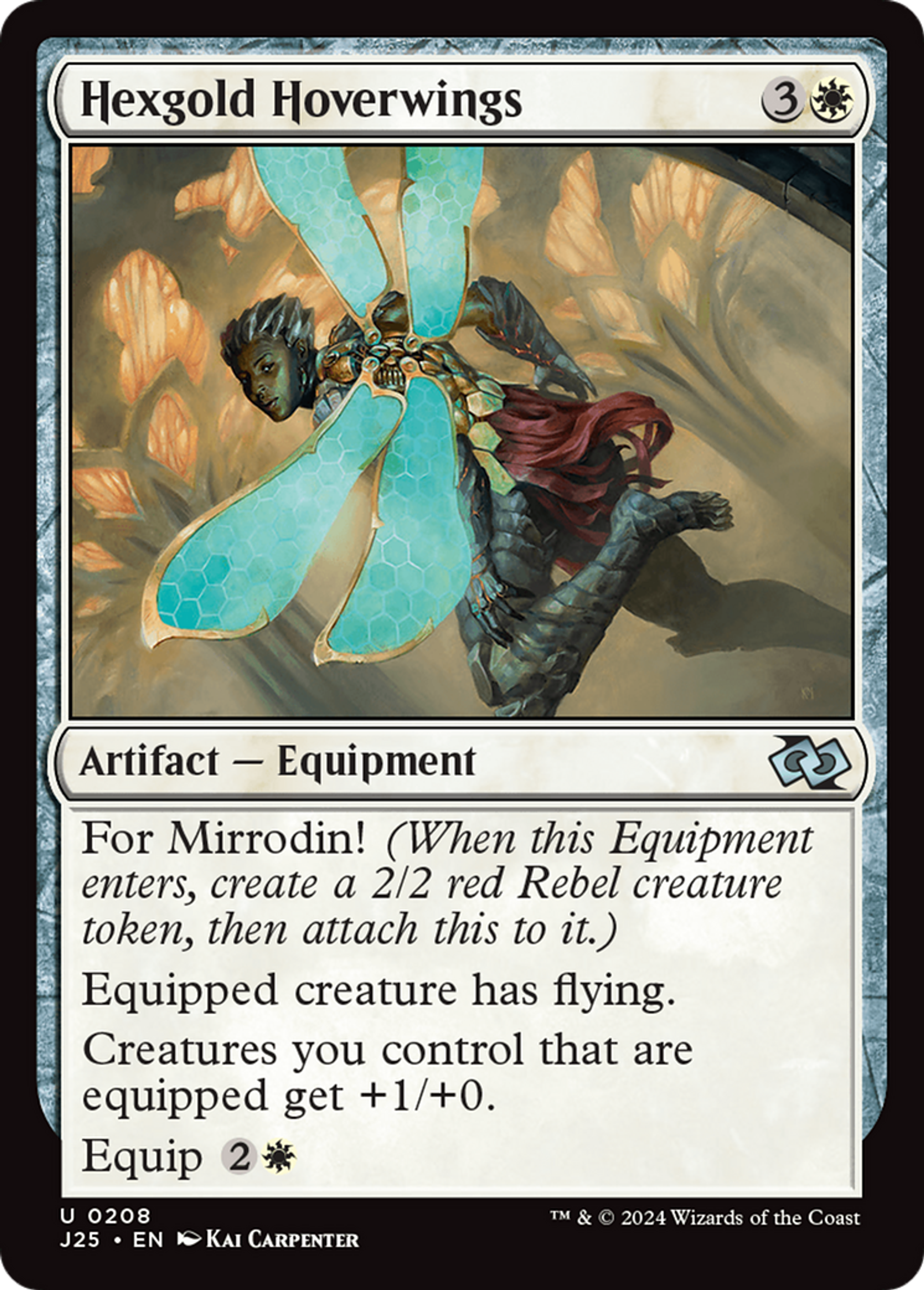 Hexgold Hoverwings — Foundations Jumpstart — Magic: The Gathering
